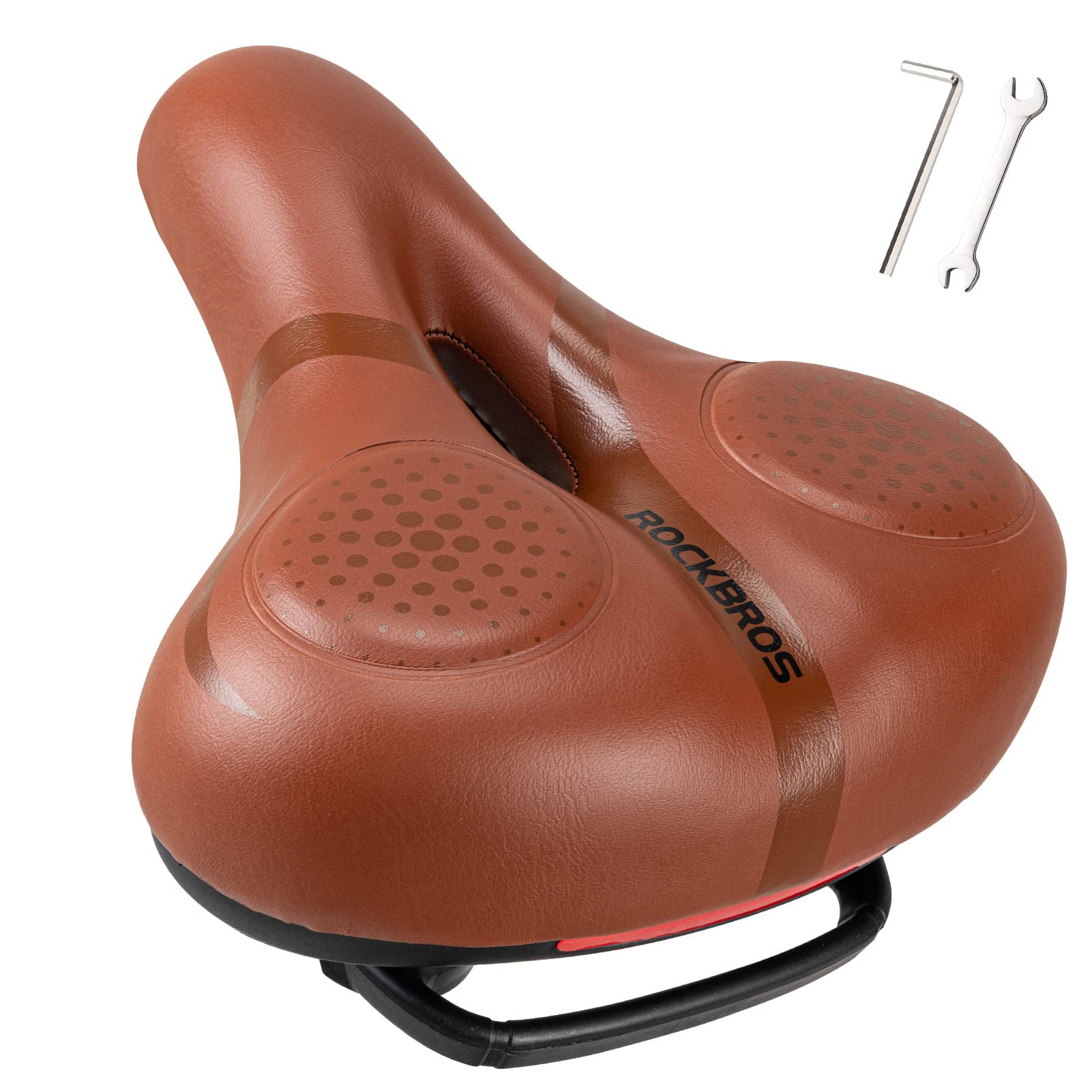 ROCKBROS Comfort Gel Bike Seat Breathable Waterproof Saddle Cruiser/Mountain/Fat Bikes - Image 3