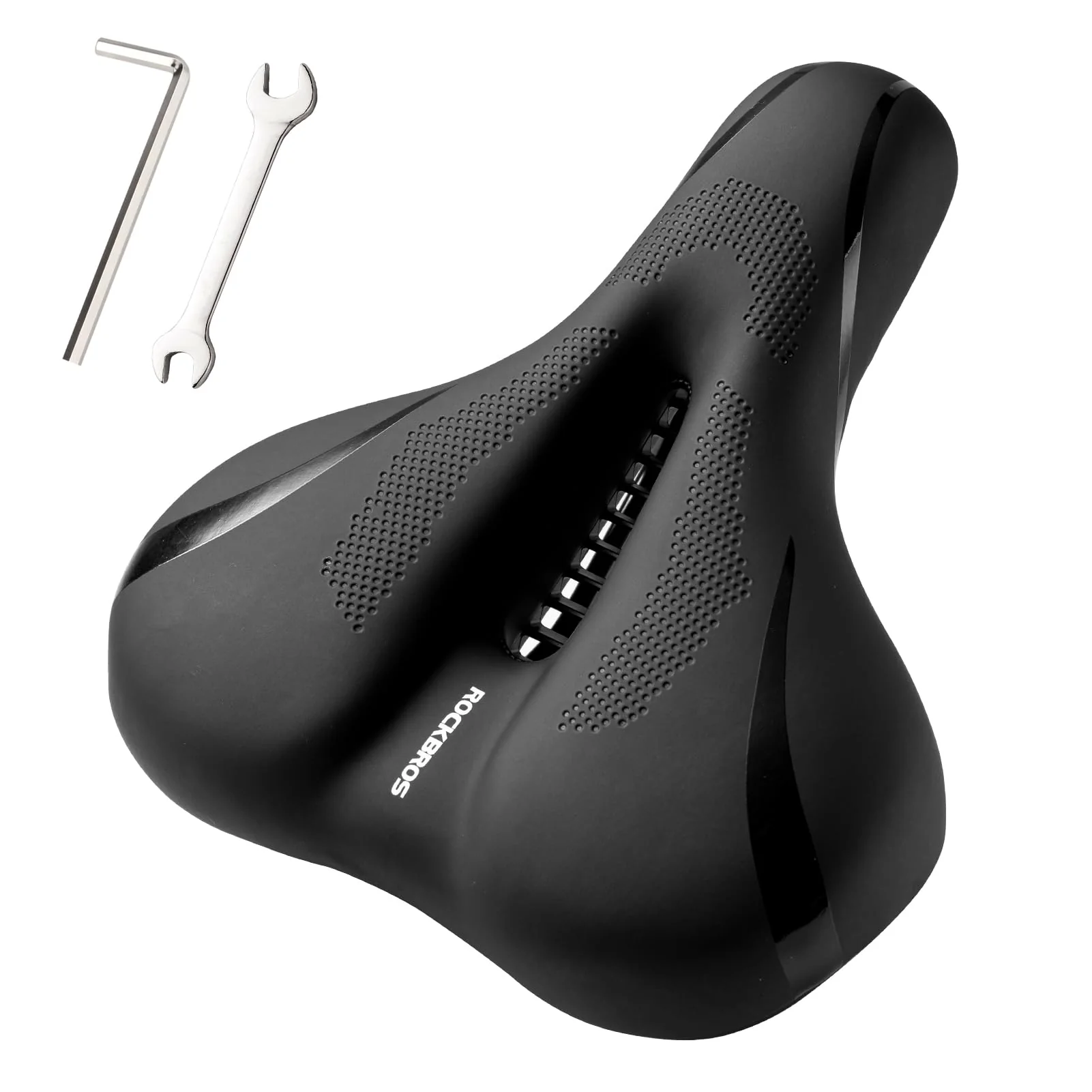 ROCKBROS Comfort Gel Bike Seat Breathable Waterproof Saddle Cruiser/Mountain/Fat Bikes - Image 4