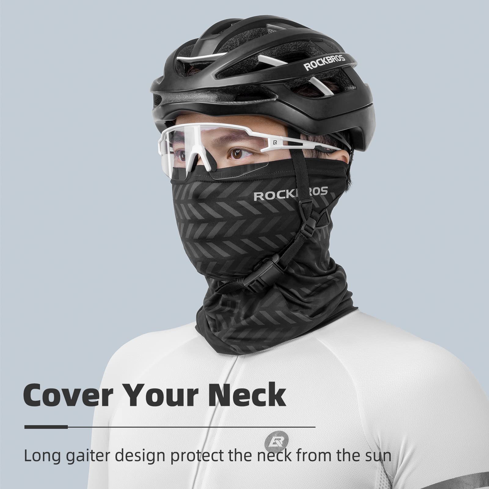 ROCKBROS Cooling Neck Gaiter Face Mask Fishing Scarf Face Cover for Men Women - Image 31