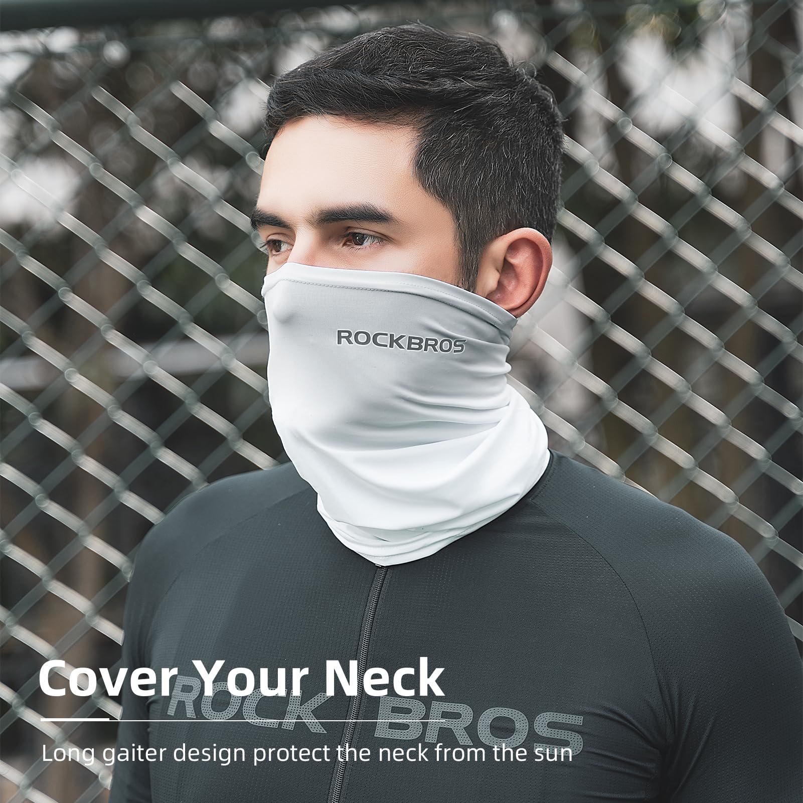 ROCKBROS Cooling Neck Gaiter Face Mask Fishing Scarf Face Cover for Men Women - Image 55