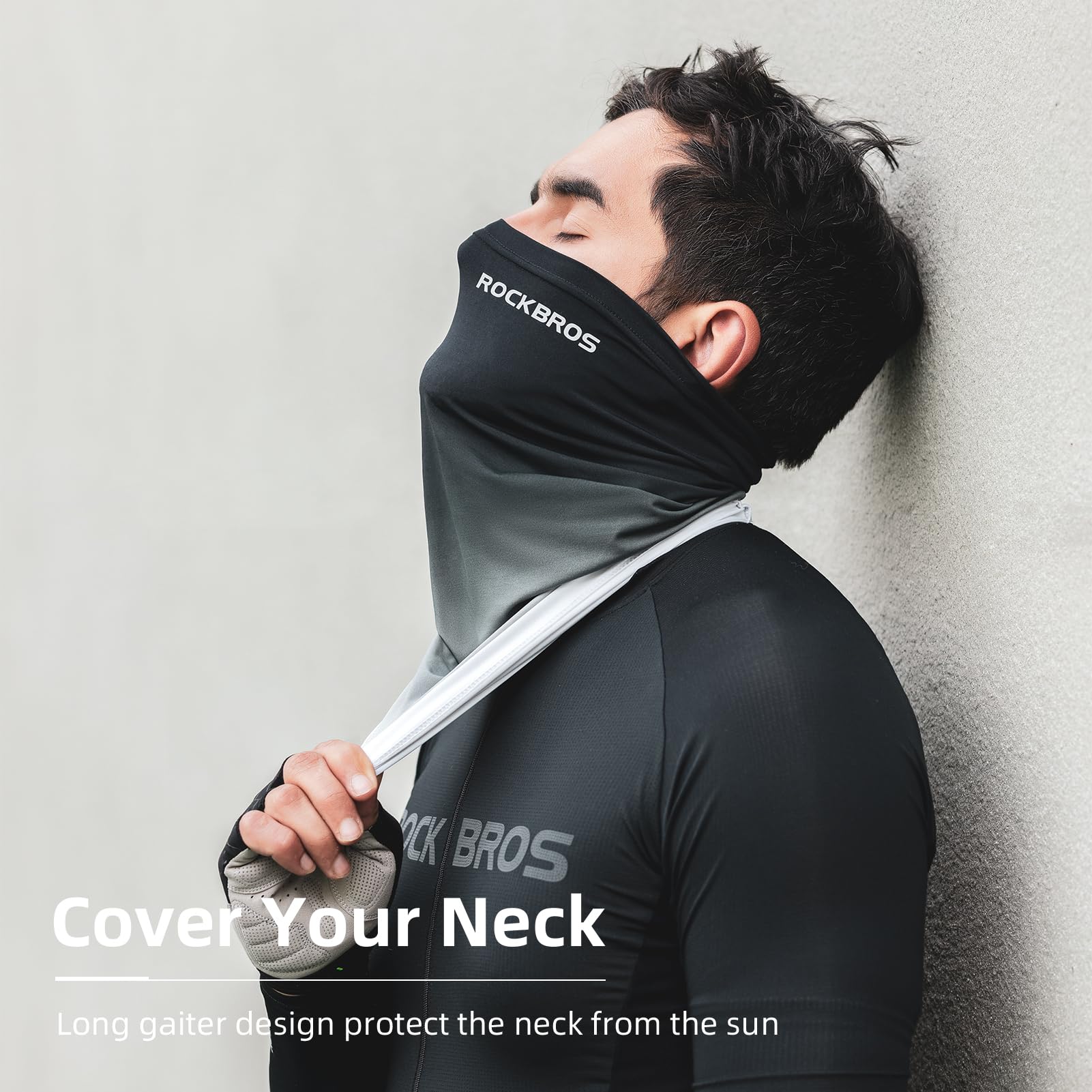 ROCKBROS Cooling Neck Gaiter Face Mask Fishing Scarf Face Cover for Men Women - Image 9