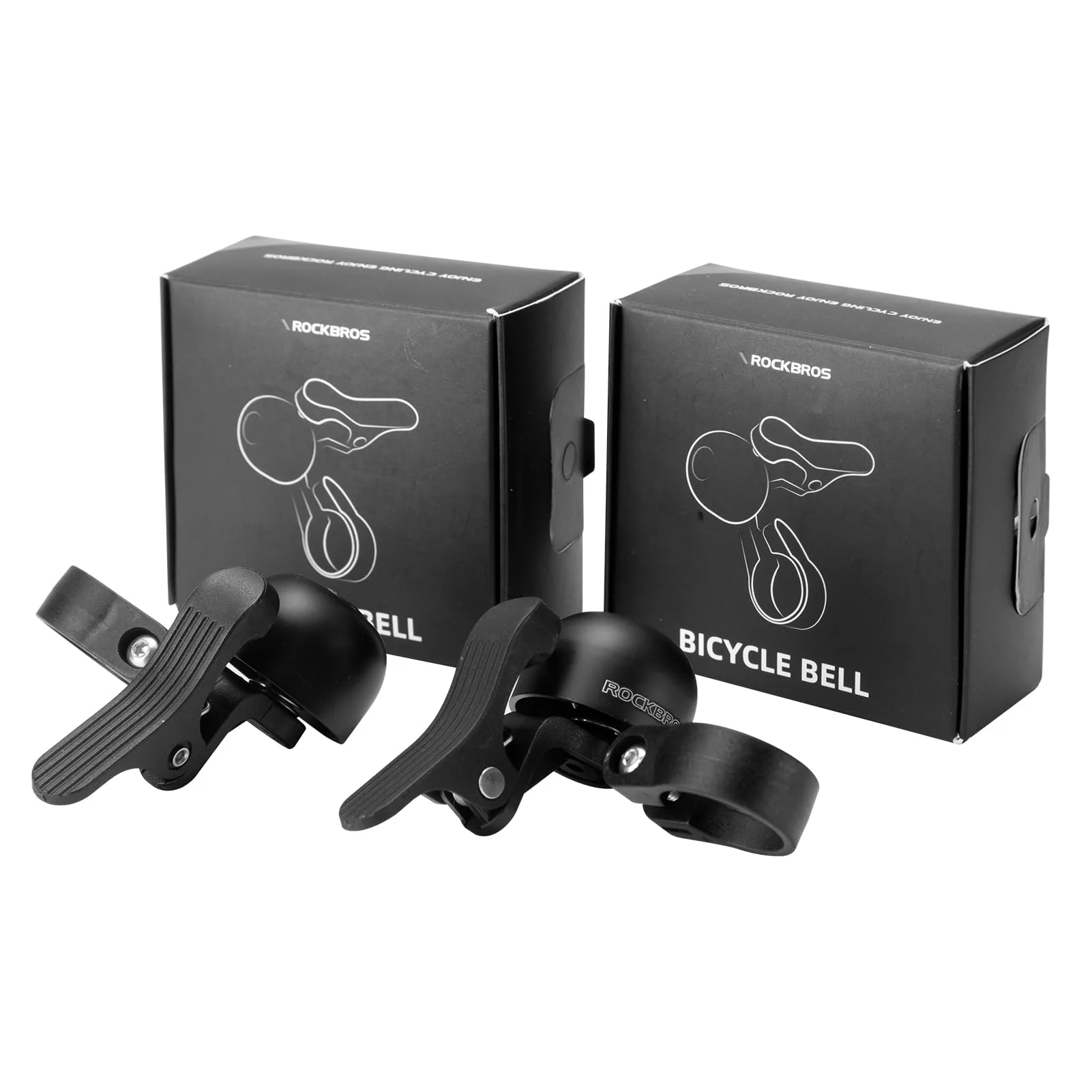 ROCKBROS Copper Alloy Bike Bell Clear Loud 100dB Sound, Sturdy Bell for Handlebars - Image 3