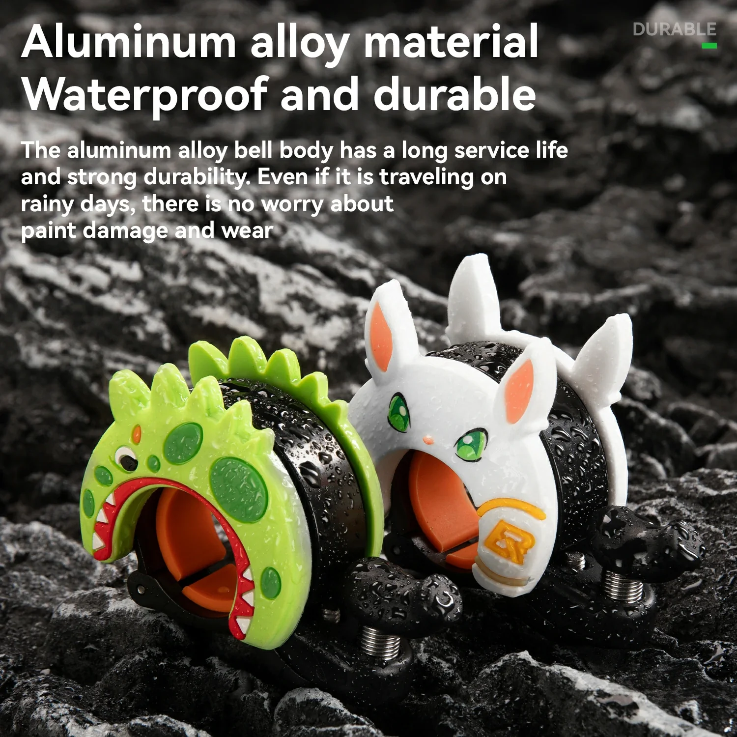ROCKBROS Cute Cartoon Bicycle Bell Fit for 0.87-1in/22-25.4mm Bicycle Handlebars - Image 8