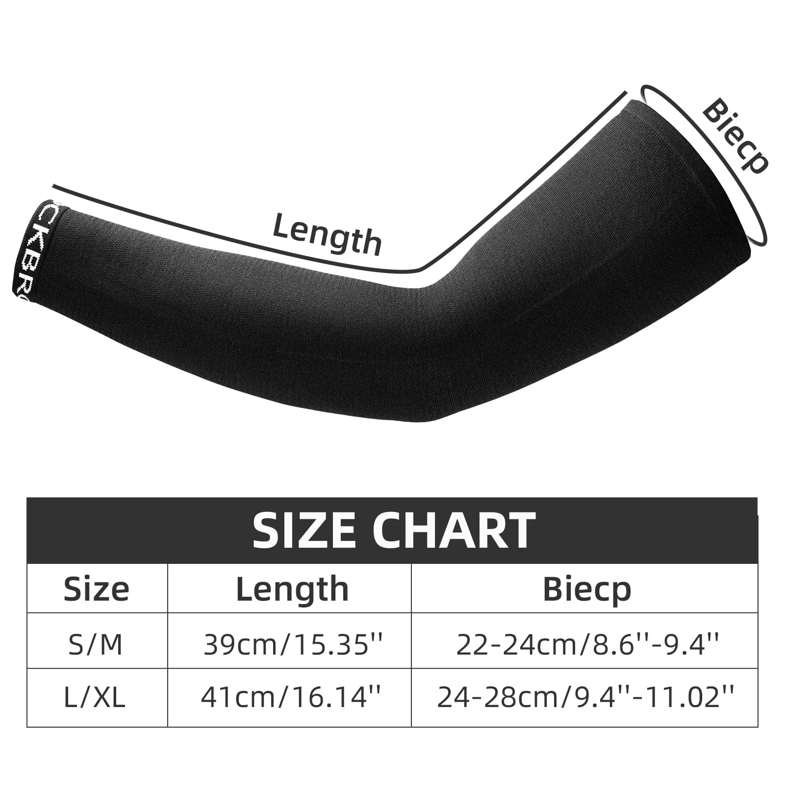 ROCKBROS Cycling Arm Warmers for Men and Women Thermal Knit Arm Sleeves for Running Football Driving - Image 4