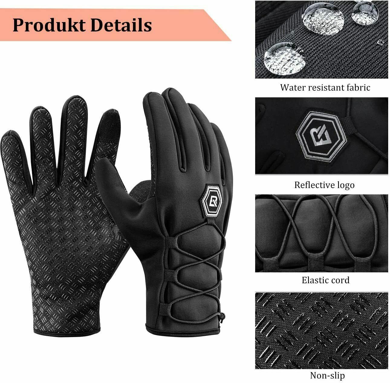 Winter Cycling Bike Gloves Windproof Waterproof - Image 6