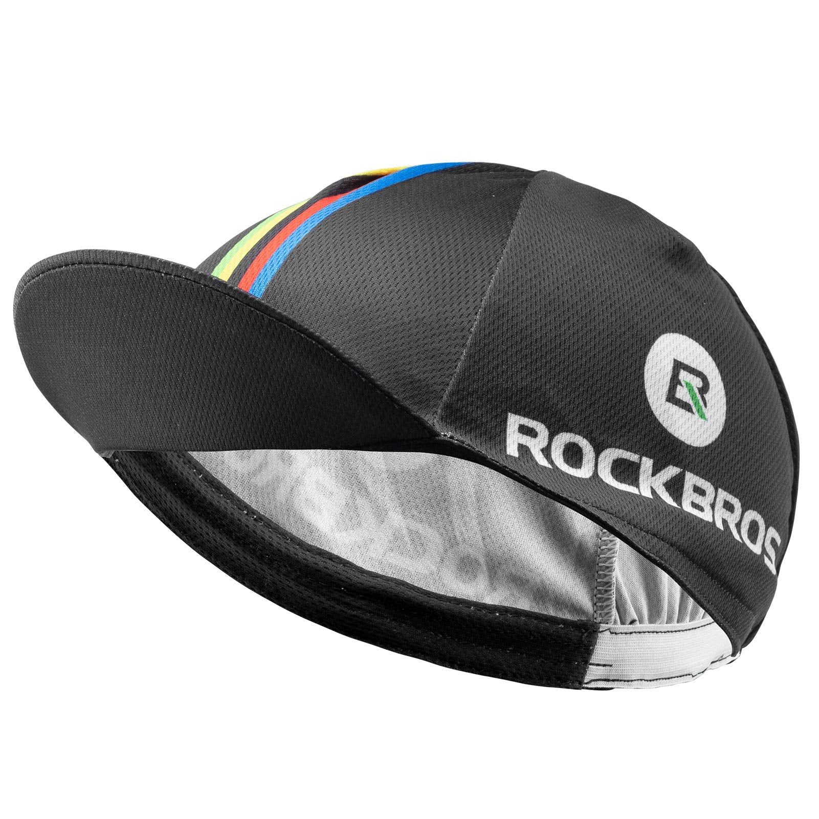 ROCKBROS Cycling Cap Sun Visor Ployester Breathable Rainbow Hat for Men Women - Image 3