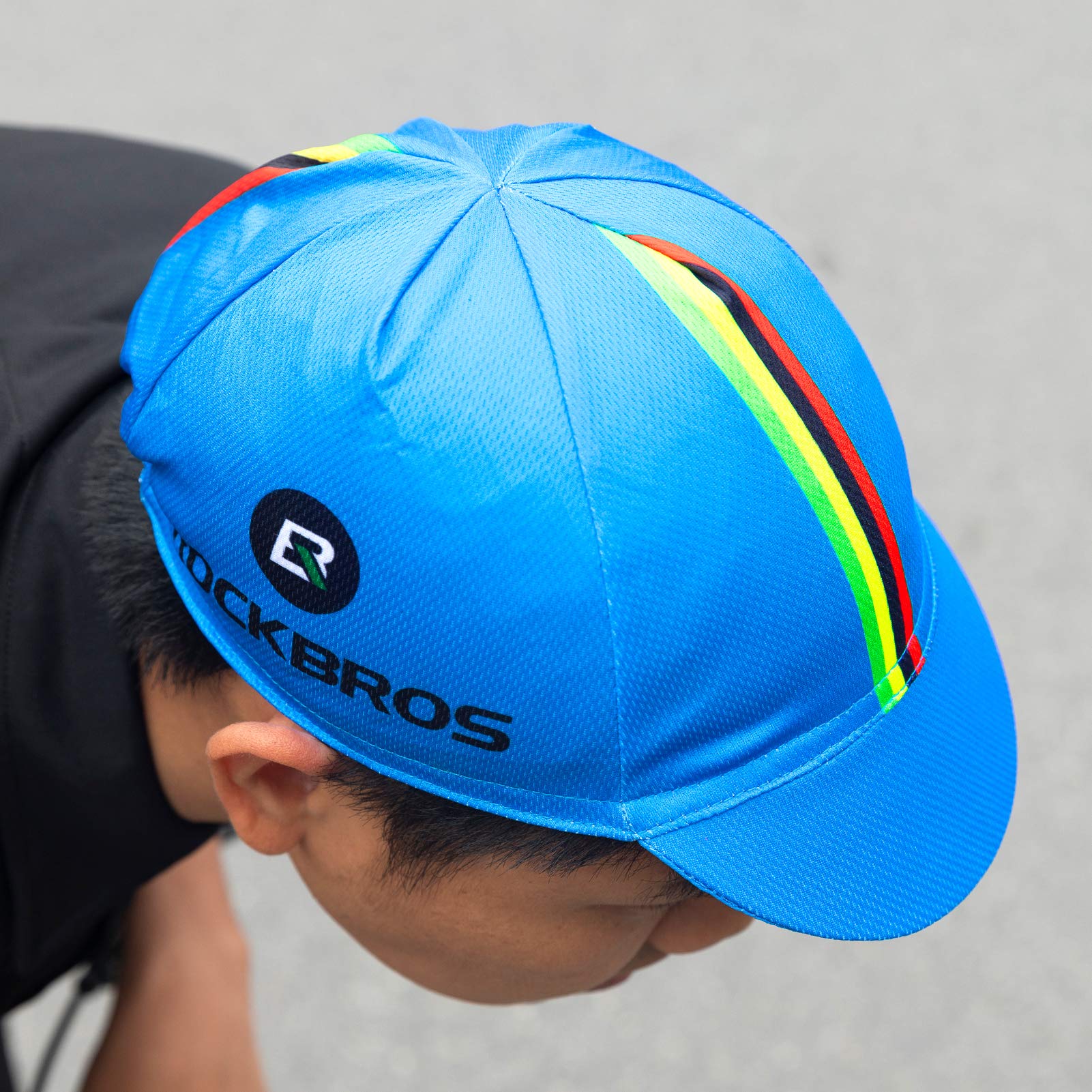 ROCKBROS Cycling Cap Sun Visor Ployester Breathable Rainbow Hat for Men Women - Image 30