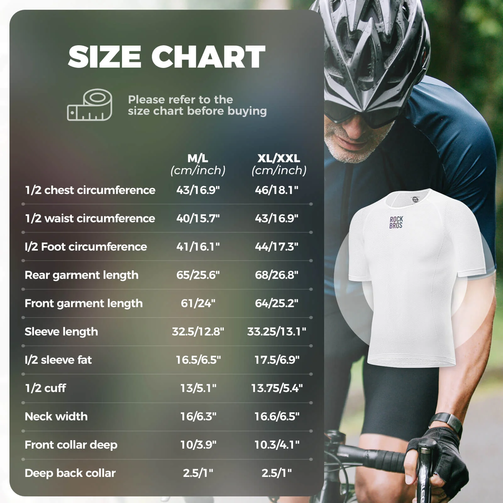 ROCKBROS Men's Cycling Jersey Mesh Short Sleeve - Image 6