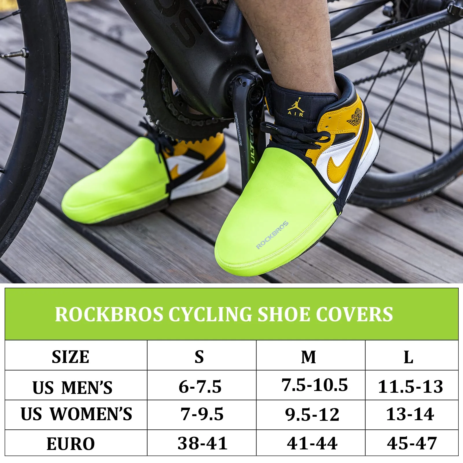 ROCKBROS Cycling Shoe Toe Covers Thermal Kevlar Bike Overshoes for Men Women - Image 12