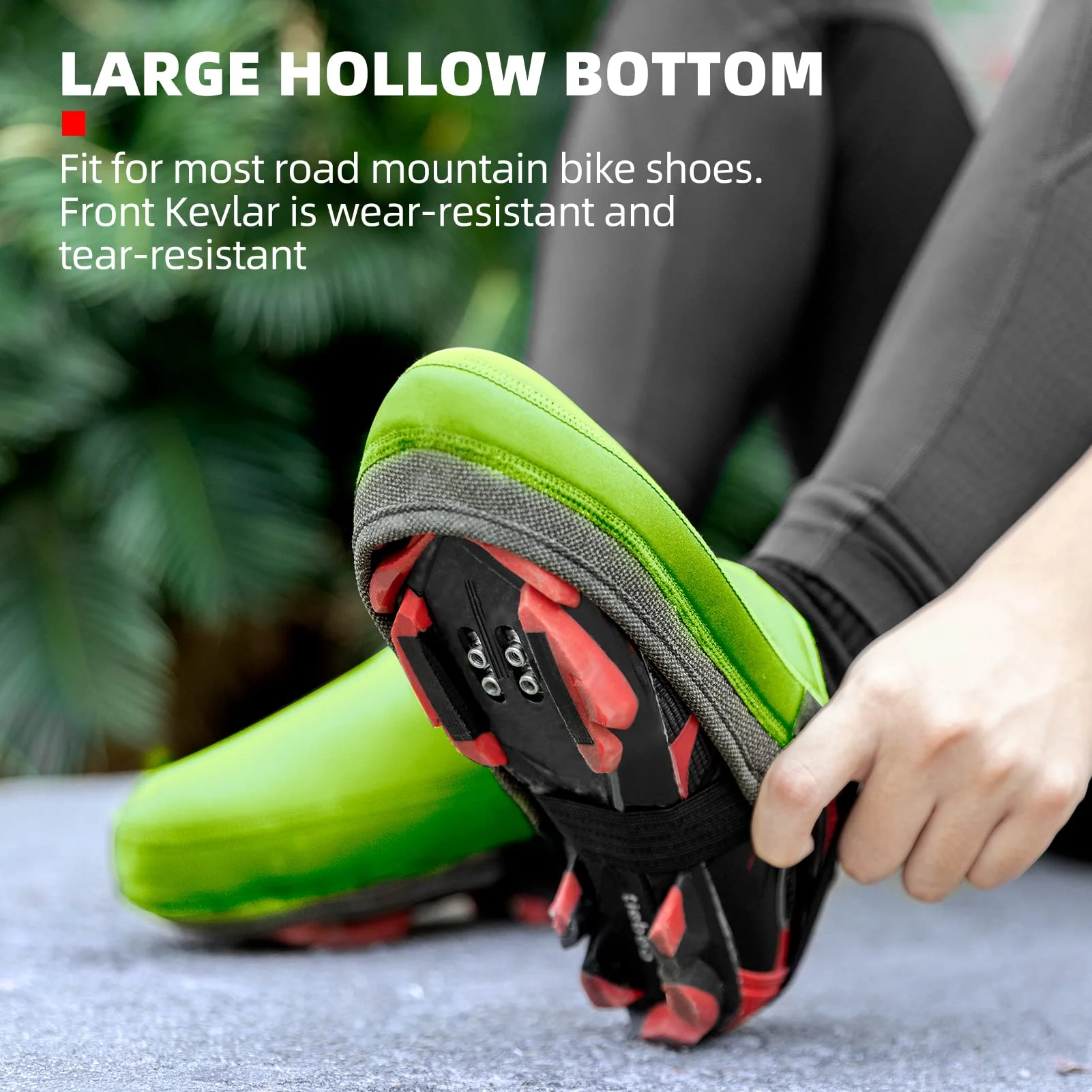 ROCKBROS Cycling Shoe Toe Covers Thermal Kevlar Bike Overshoes for Men Women - Image 9