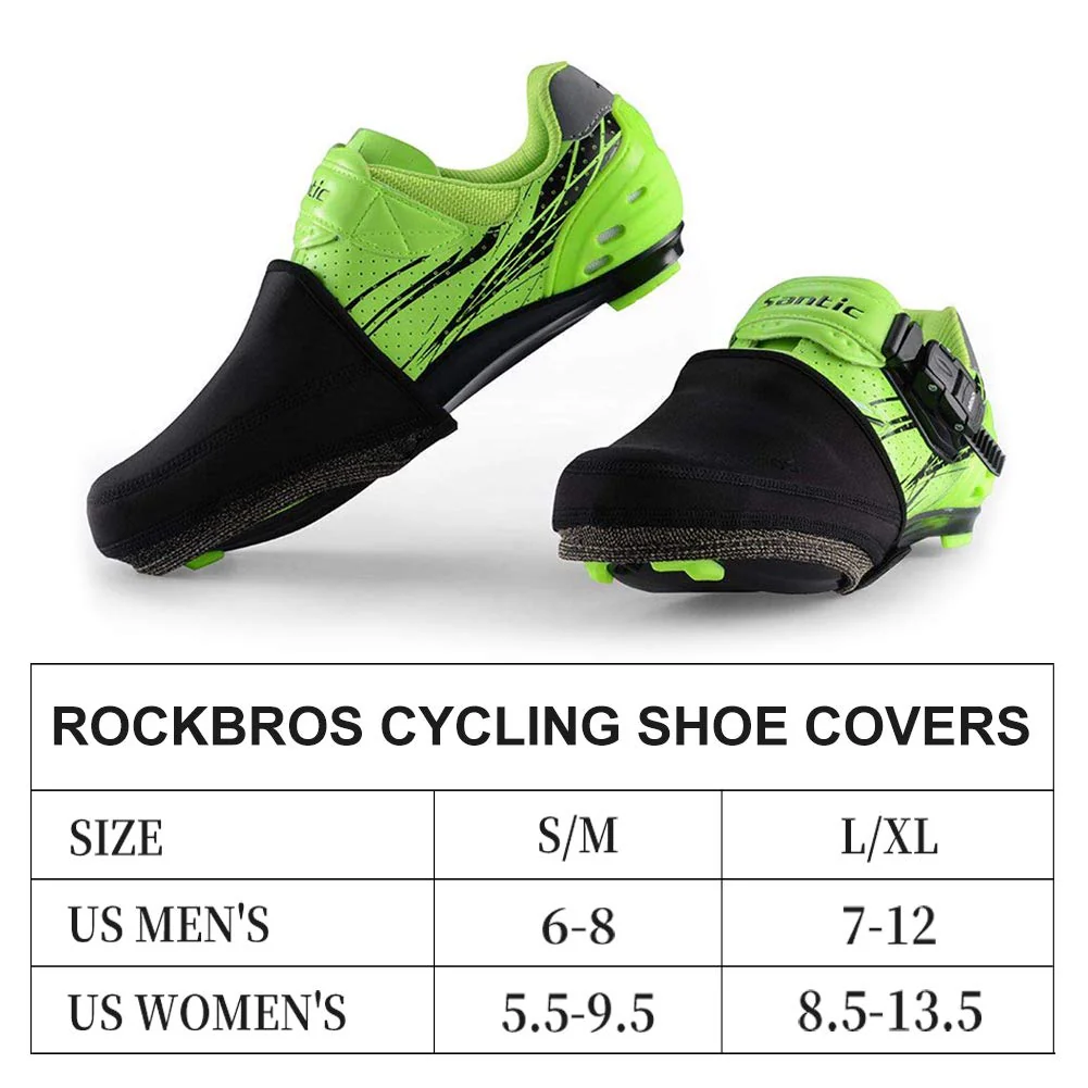 ROCKBROS Cycling Shoe Toe Covers Winter Toe Warmers Cycling Overshoes Protectors Kevlar - Image 6