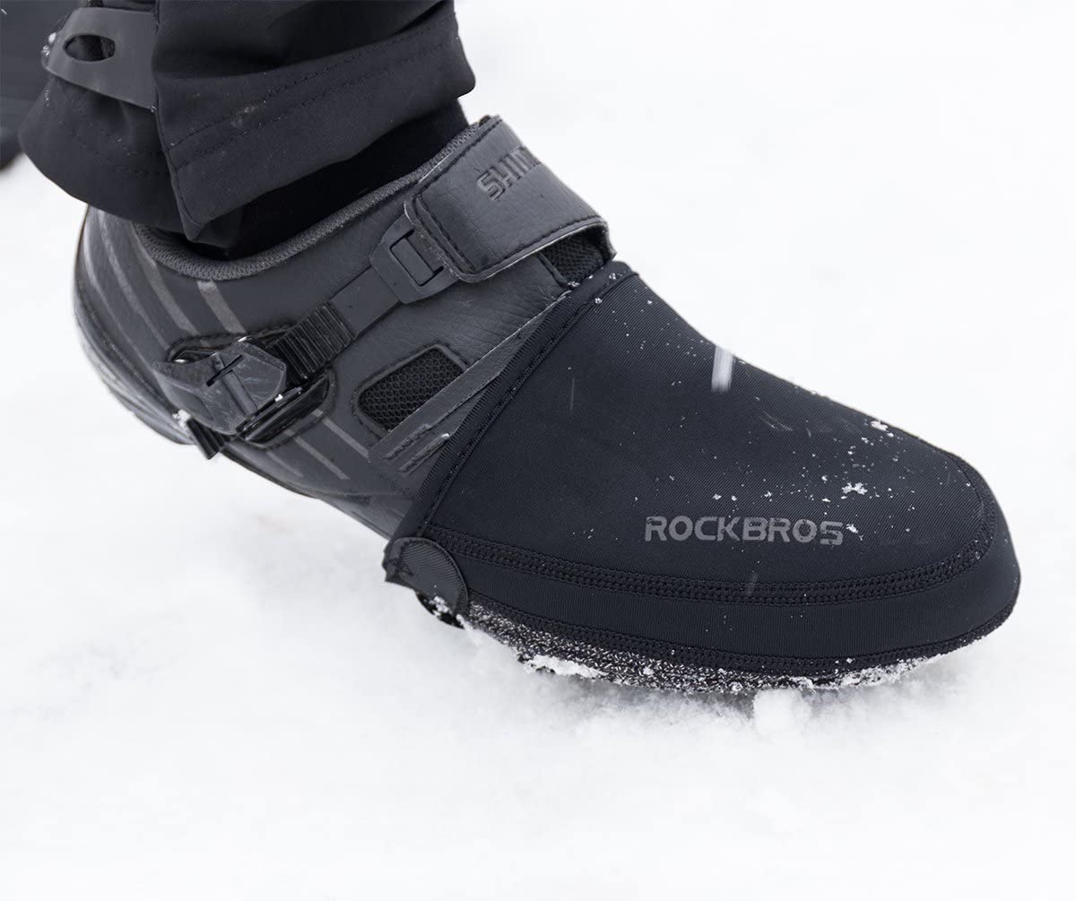 ROCKBROS Cycling Shoe Toe Covers Winter Toe Warmers Cycling Overshoes Protectors Kevlar - Image 7