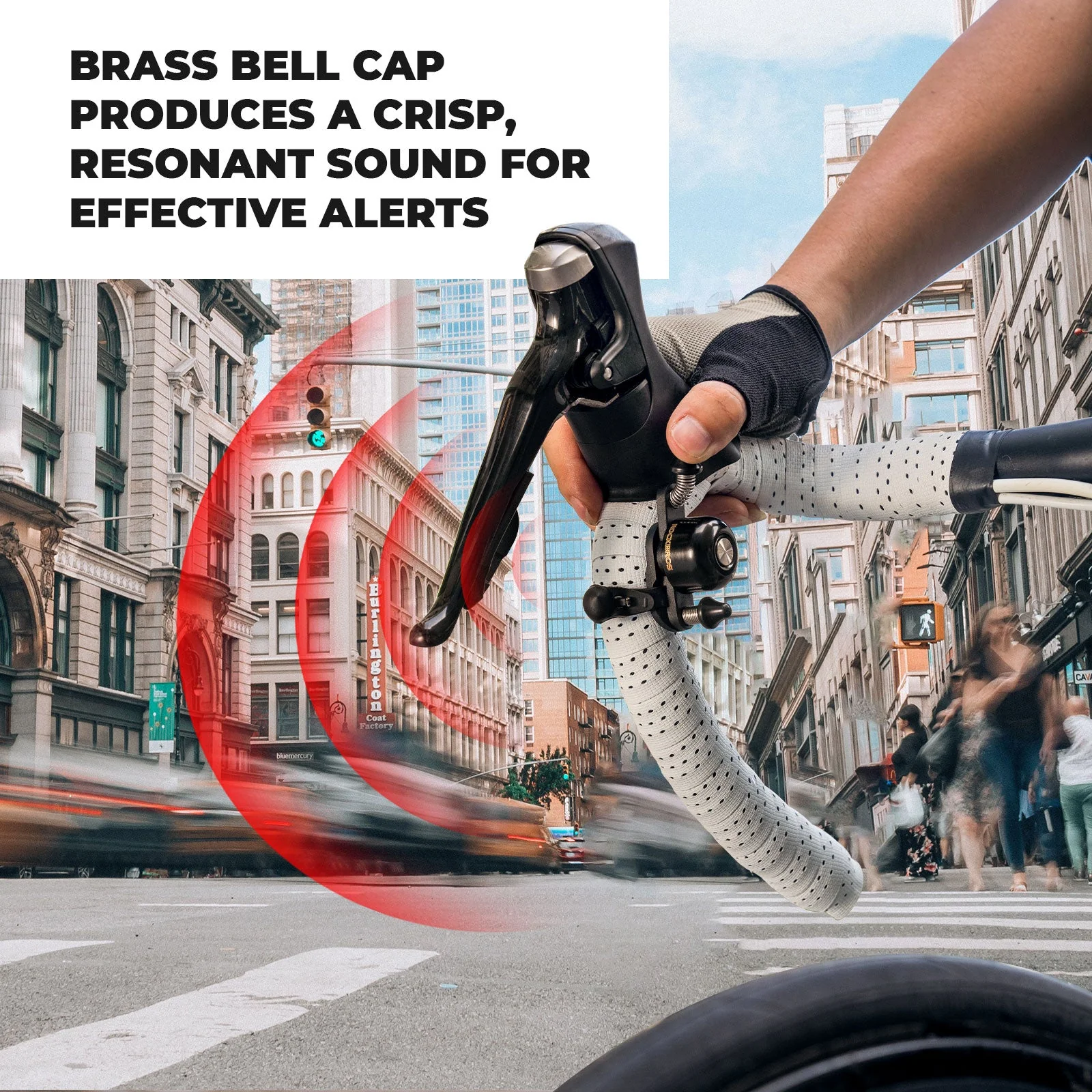 ROCKBROS Dual Hammer Bike Bell - Image 7