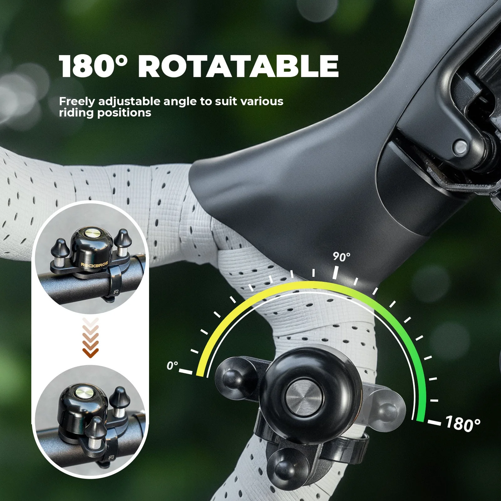 ROCKBROS Dual Hammer Bike Bell - Image 9