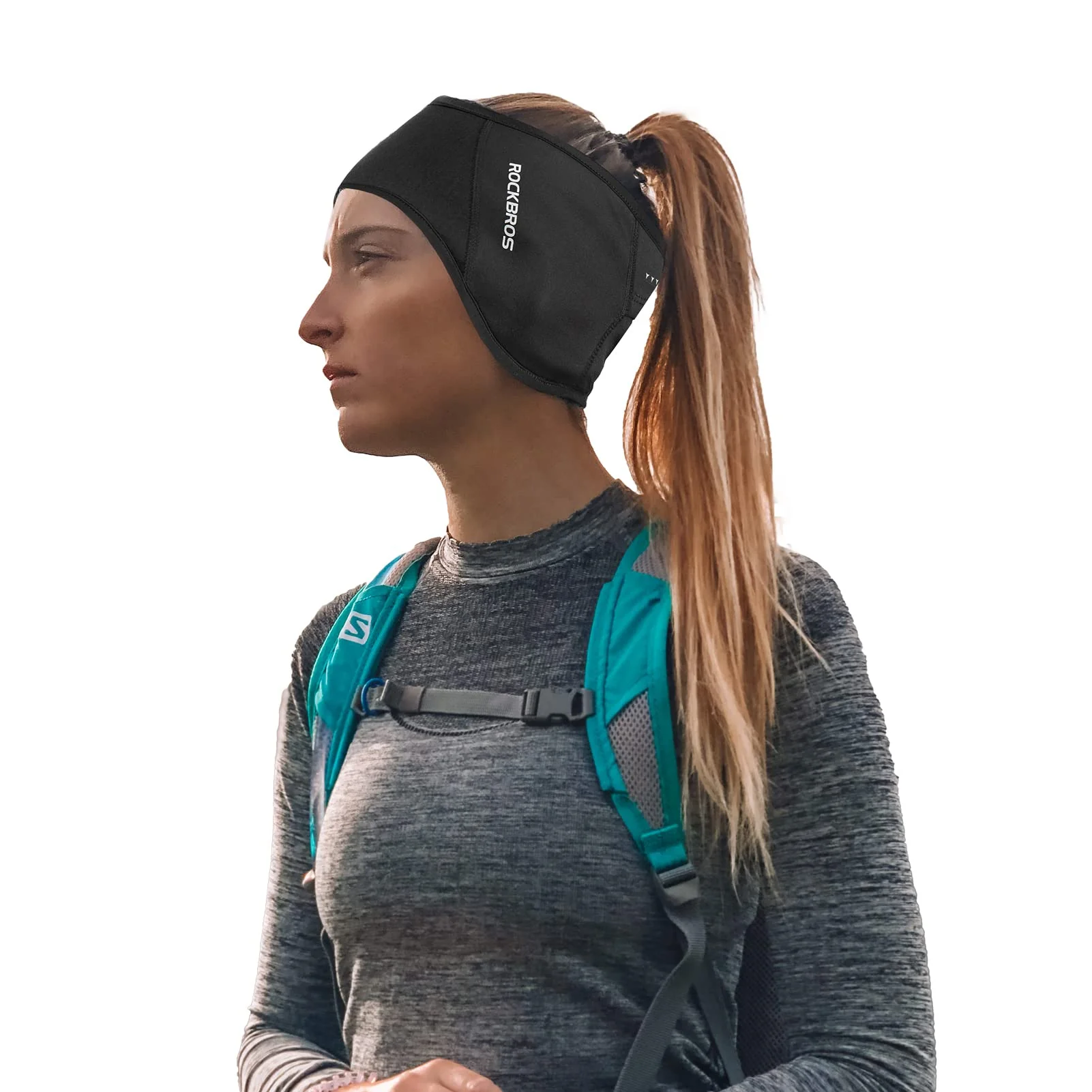 ROCKBROS Fleece Ear Warmers Headband for Men & Women, Warm Ear Cover - Image 7