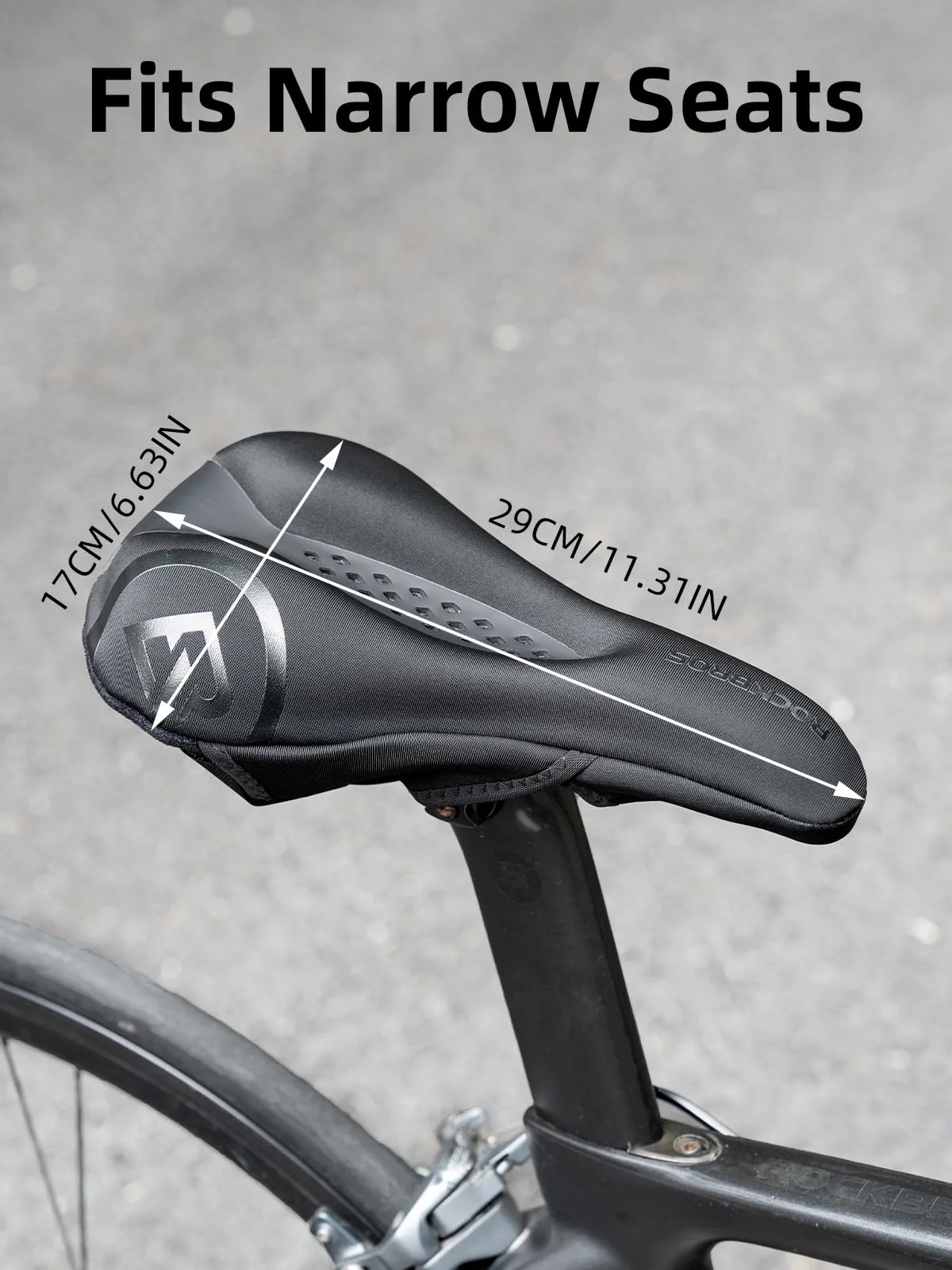 ROCKBROS Gel Bike Seat Cover Comfortable Padded Cushion for Peloton - Image 6