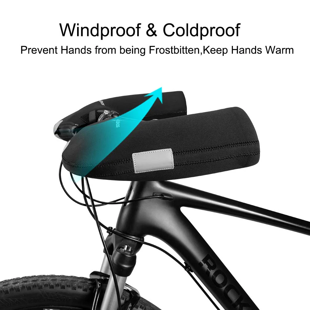 ROCKBROS Handlebar Mittens - Cold Weather Windproof MTB Bar Covers - Image 2