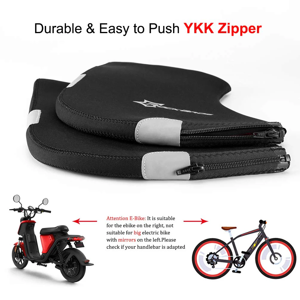 ROCKBROS Handlebar Mittens - Cold Weather Windproof MTB Bar Covers - Image 5