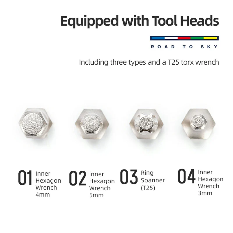 ROCKBROS Handlebar Tool Kit -Road to Sky VIAK Co-Branded Bar End - Image 12