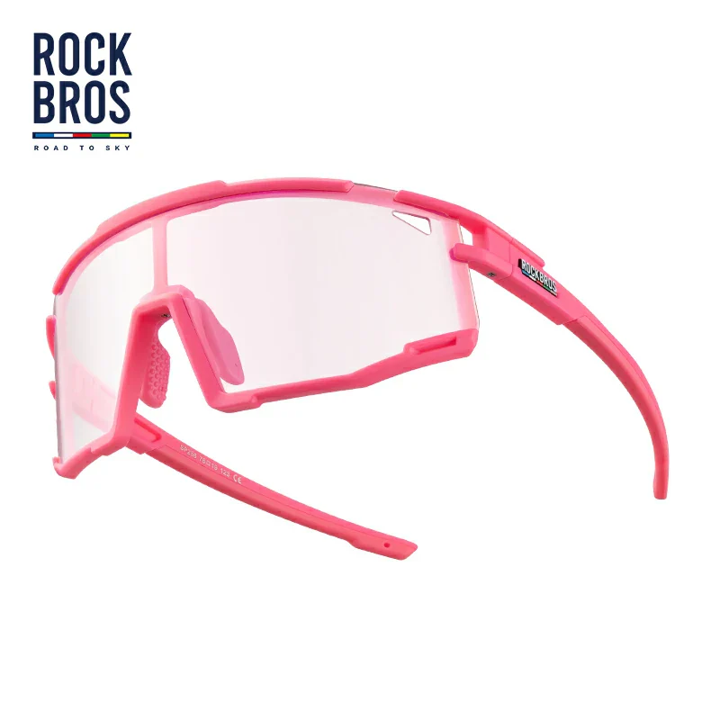 ROCKBROS HD Polarized Photochromic Cycling Glasses TR90 Frame-Road to Sky - Image 4