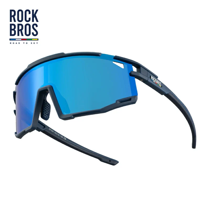 ROCKBROS HD Polarized Photochromic Cycling Glasses TR90 Frame-Road to Sky - Image 6