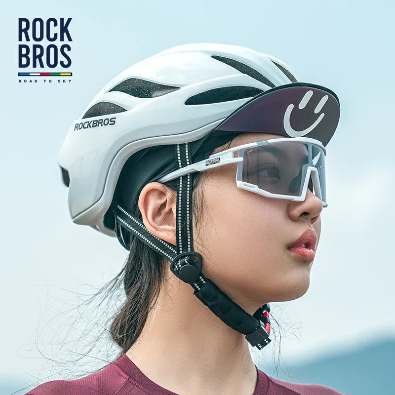 ROCKBROS HD Polarized Photochromic Cycling Glasses TR90 Frame-Road to Sky - Image 9