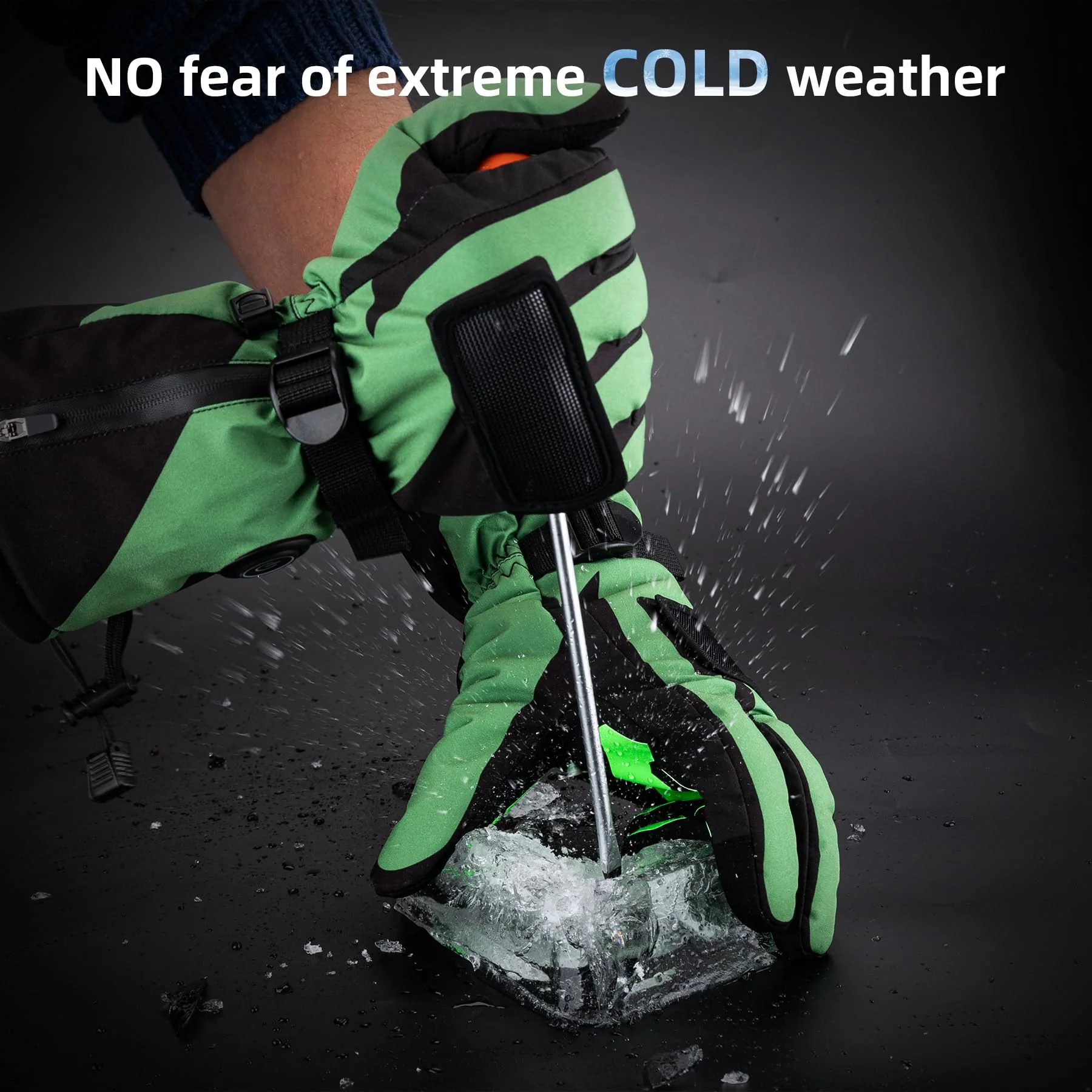 ROCKBROS Heated Gloves, Rechargeable Winter Touchscreen Hand Warmers for Men Women - Image 7