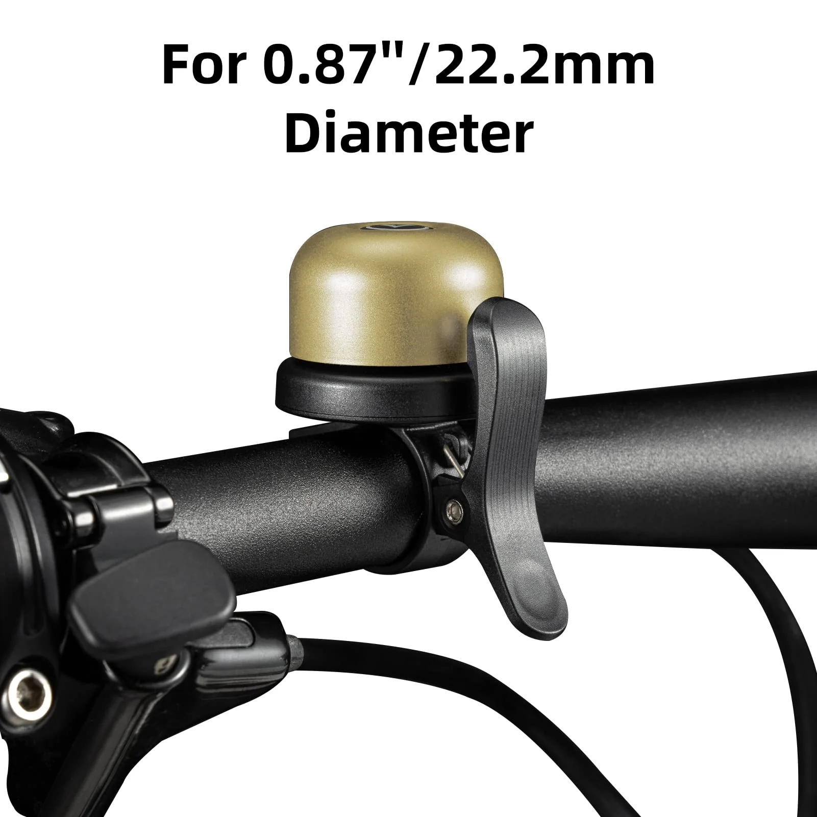 ROCKBROS Hidden AirTag Bike Bell, Anti-Theft GPS Tracker for 0.87"/22.2mm, 1"/25.4mm, 1.25"/31.8mm Handlebars - Image 5