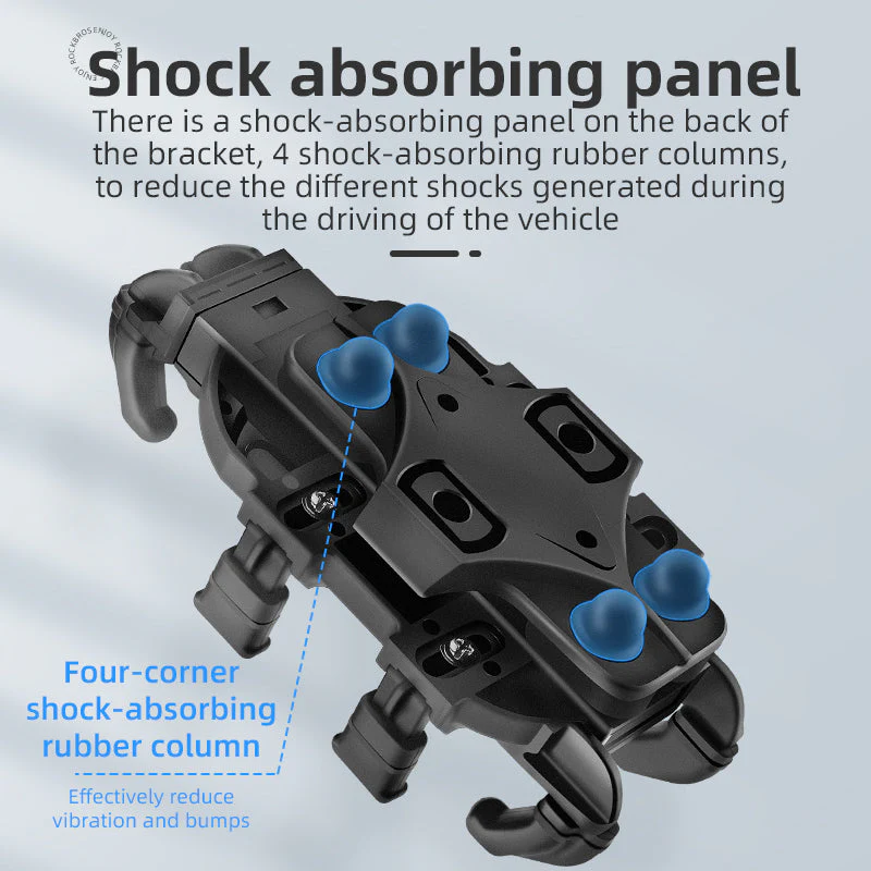 ROCKBROS Metal Bicycle Phone Holder - Universal Shockproof Mount - Image 7