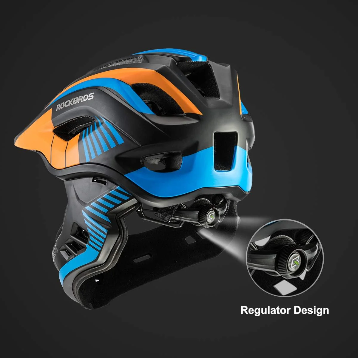 ROCKBROS Kids Full Face Helmet Detachable for Youth Child Boys Girls Ages 3-16 - Image 4