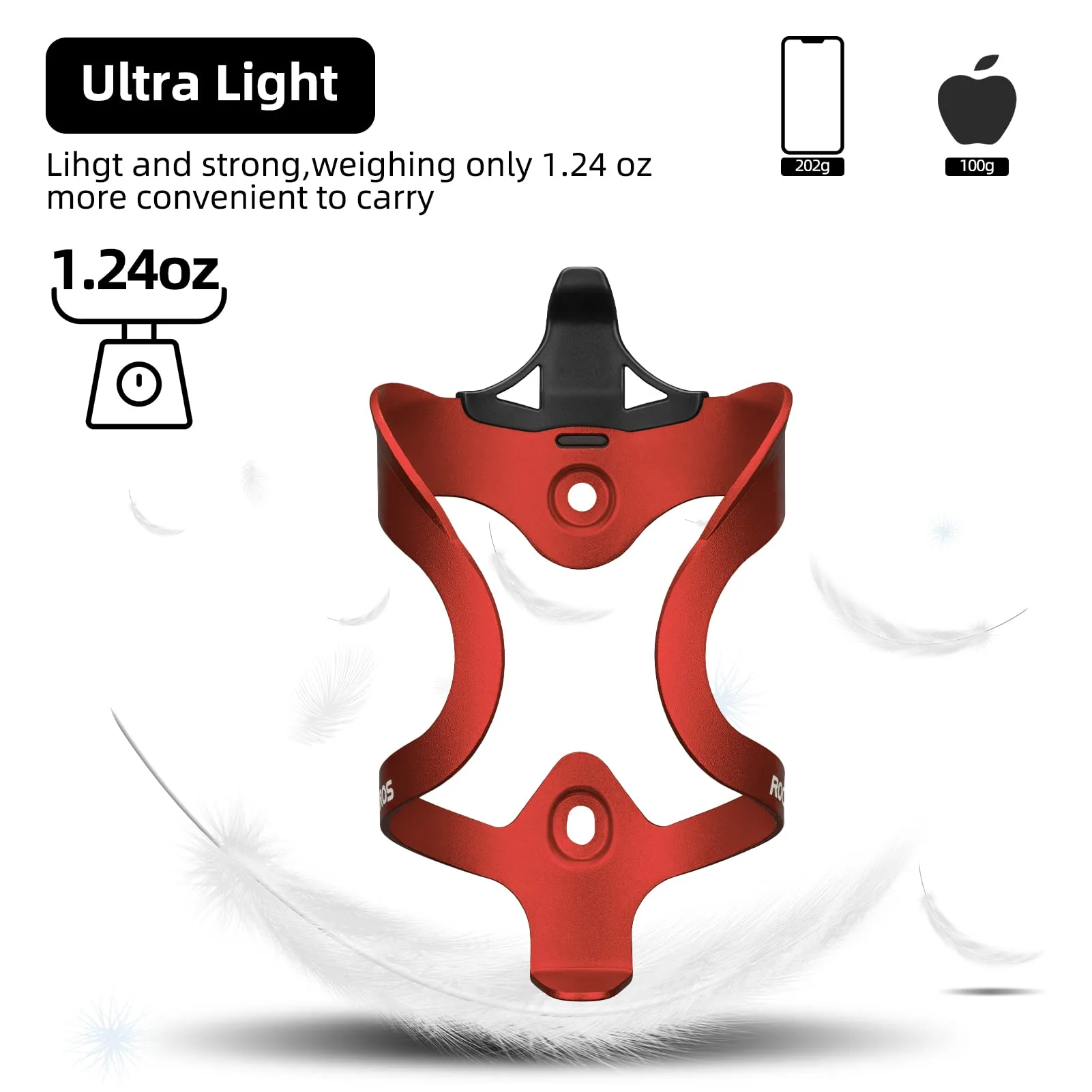 ROCKBROS Lightweight Alloy Bike Water Bottle Holder for Road Mountain Bikes - Image 11