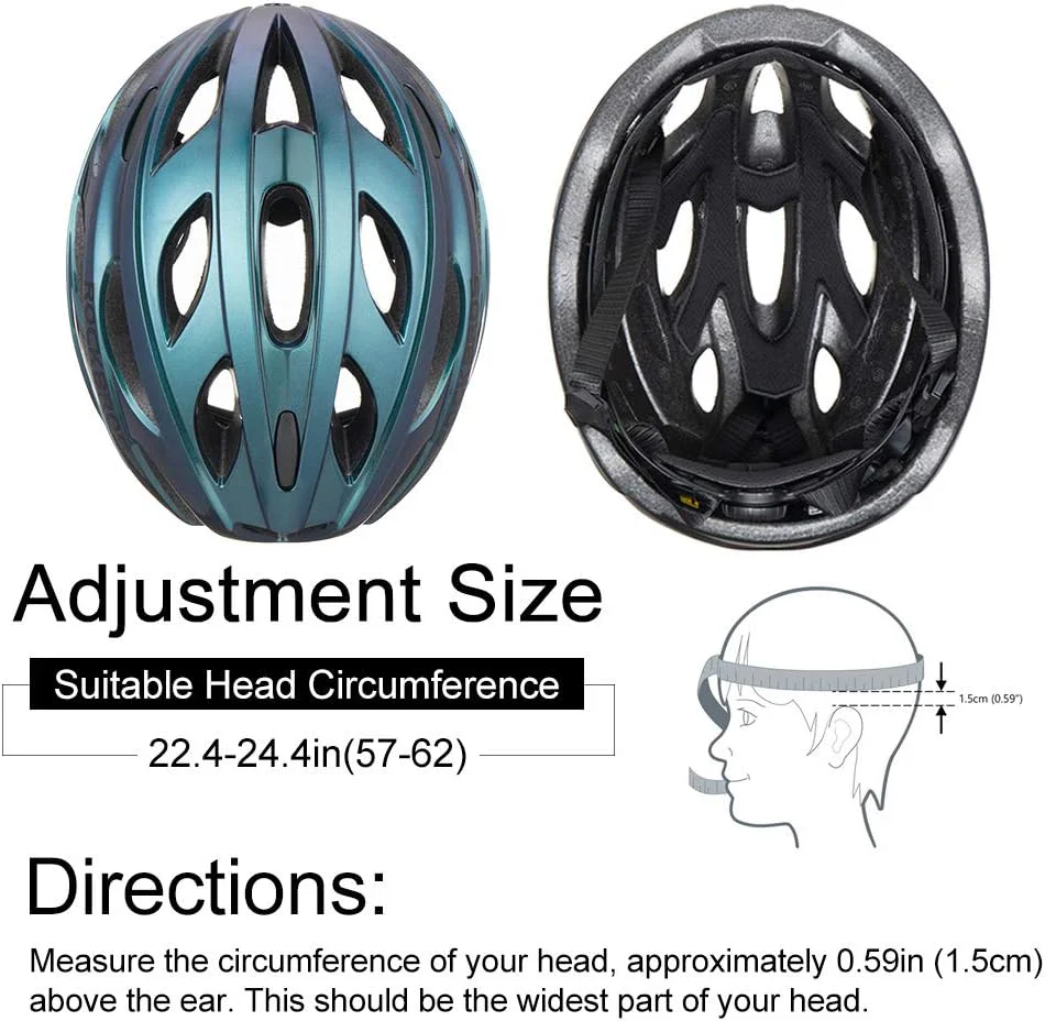 ROCKBROS Lightweight Cycling Helmet with Removable Goggles Sun Visor - Image 10