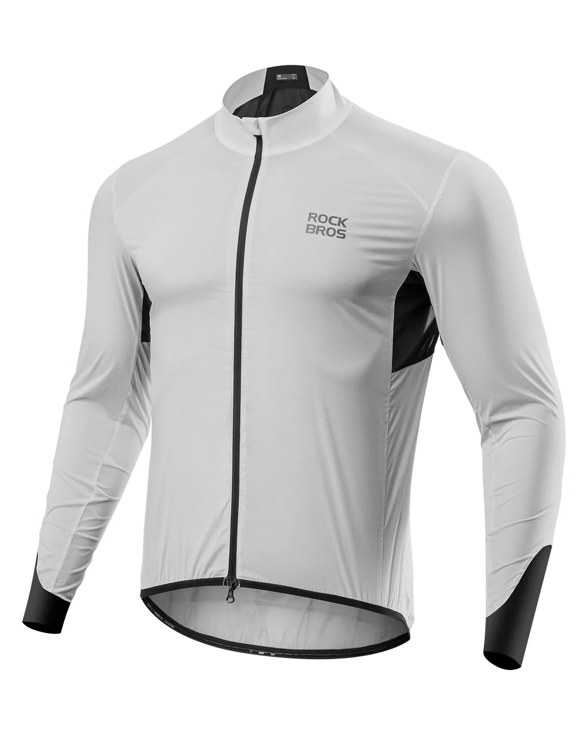 ROCKBROS Lightweight Reflective Windbreaker Running Cycling Jacket Women Men