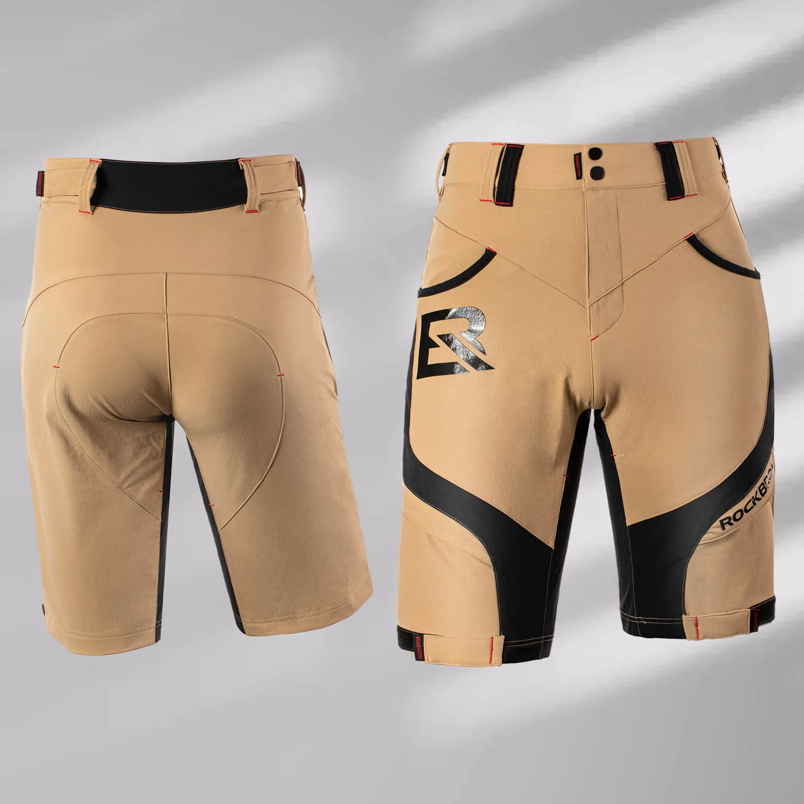 ROCKBROS Men's Cycling Shorts 4D Padded Compression Shorts - Image 12