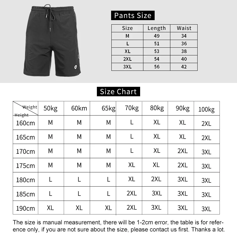 ROCKBROS Men’s Fitness Sports Shorts - Image 2