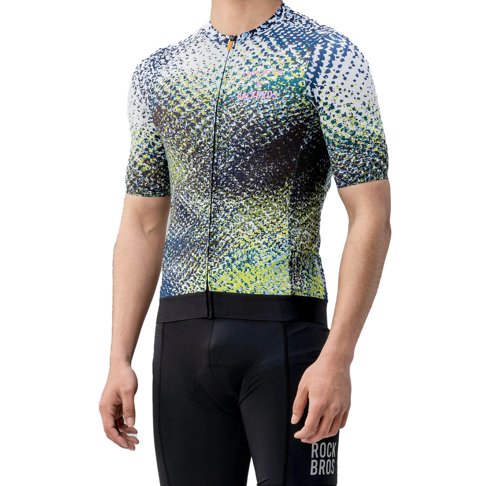 ROCKBROS Men's Short-Sleeve Camouflage Reflective Cycling Jersey - Image 2