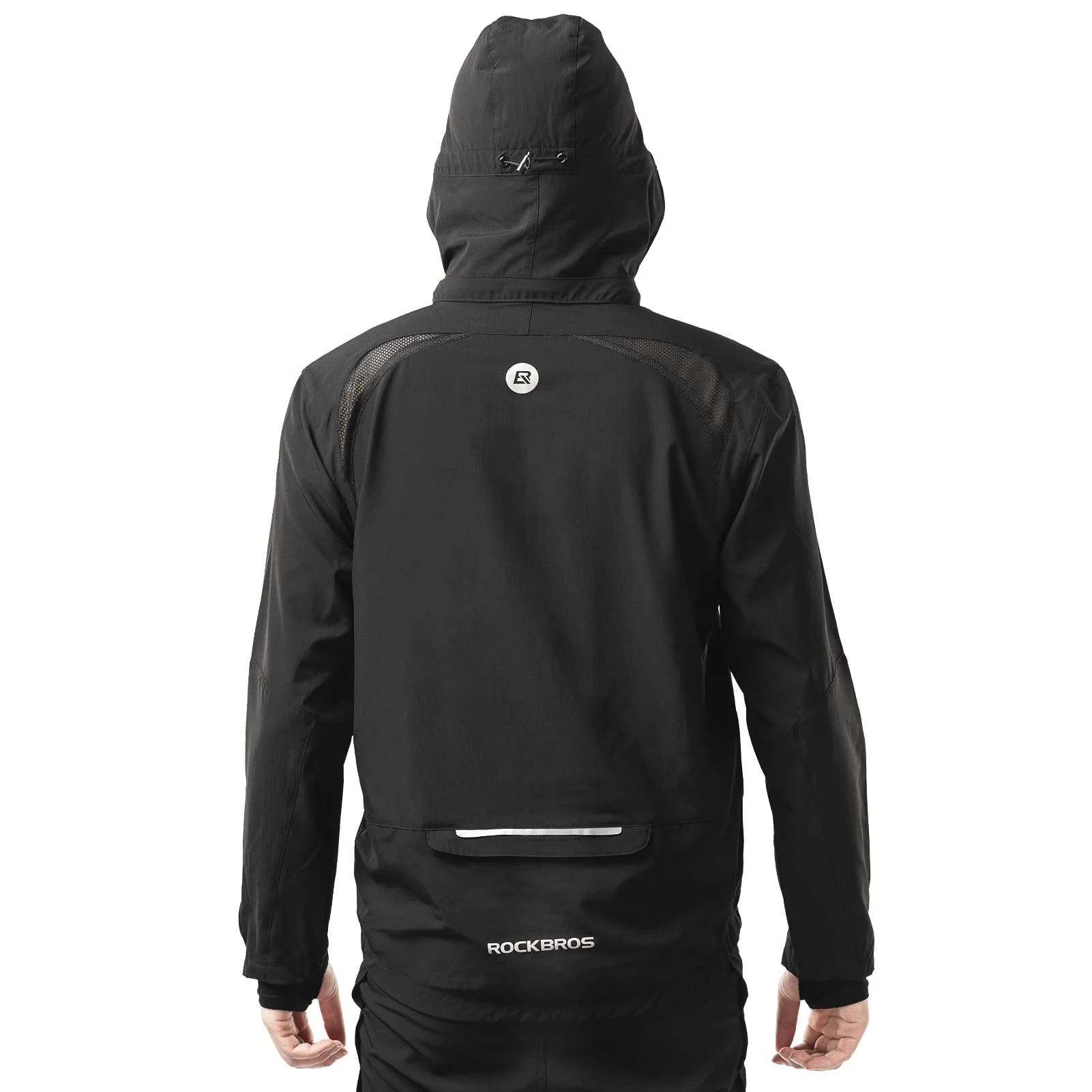 ROCKBROS Men's Windproof Cycling Jacket, Quick-Dry Lightweight Breathable MTB Jacket - Image 6