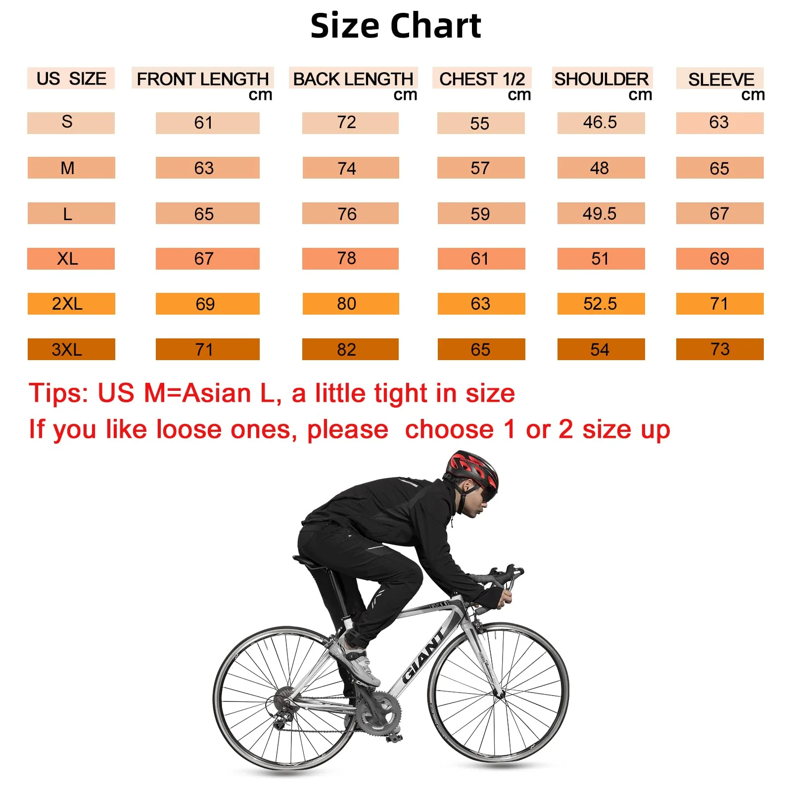 ROCKBROS Men's Winter Cycling Jacket for 5–32°F Thermal Windproof for Biking, Running, Hiking - Image 10