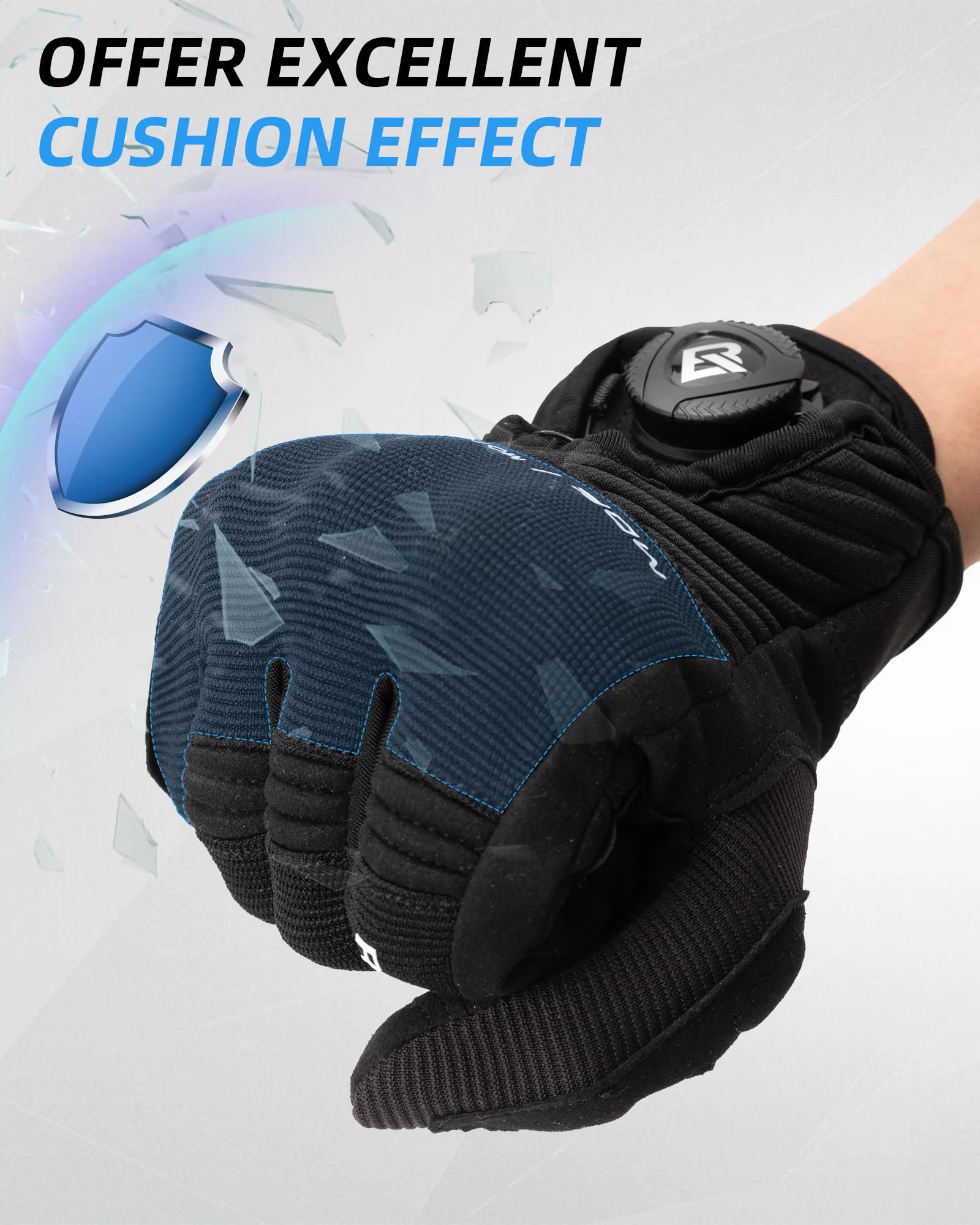 ROCKBROS Motorcycle Gloves for Men Women Touchscreen Hard Knuckles Breathable MTB - Image 4
