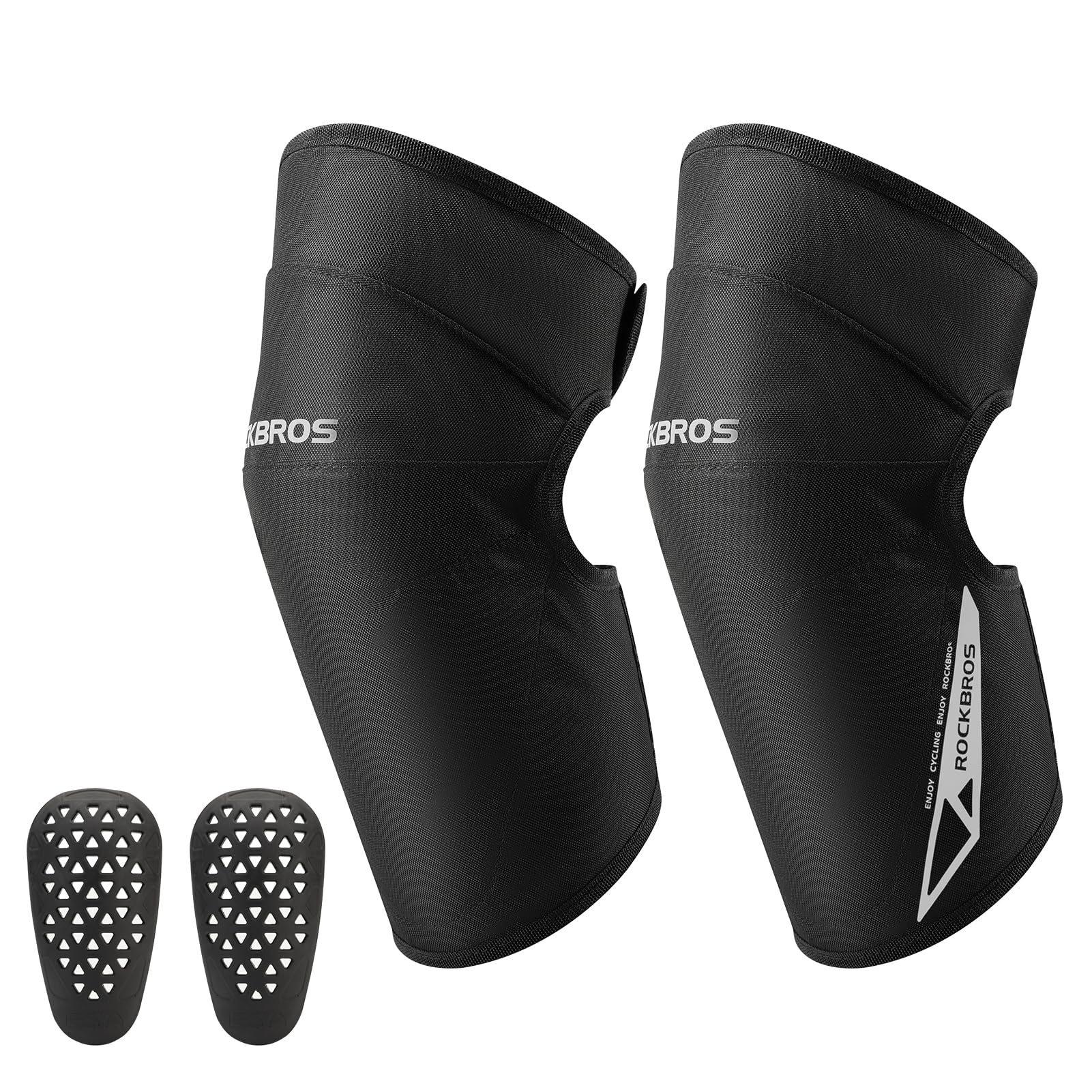 ROCKBROS Motorcycle Knee Pad Winter Leg Warmer with EVA Protector, Windproof for Skiing - Image 8