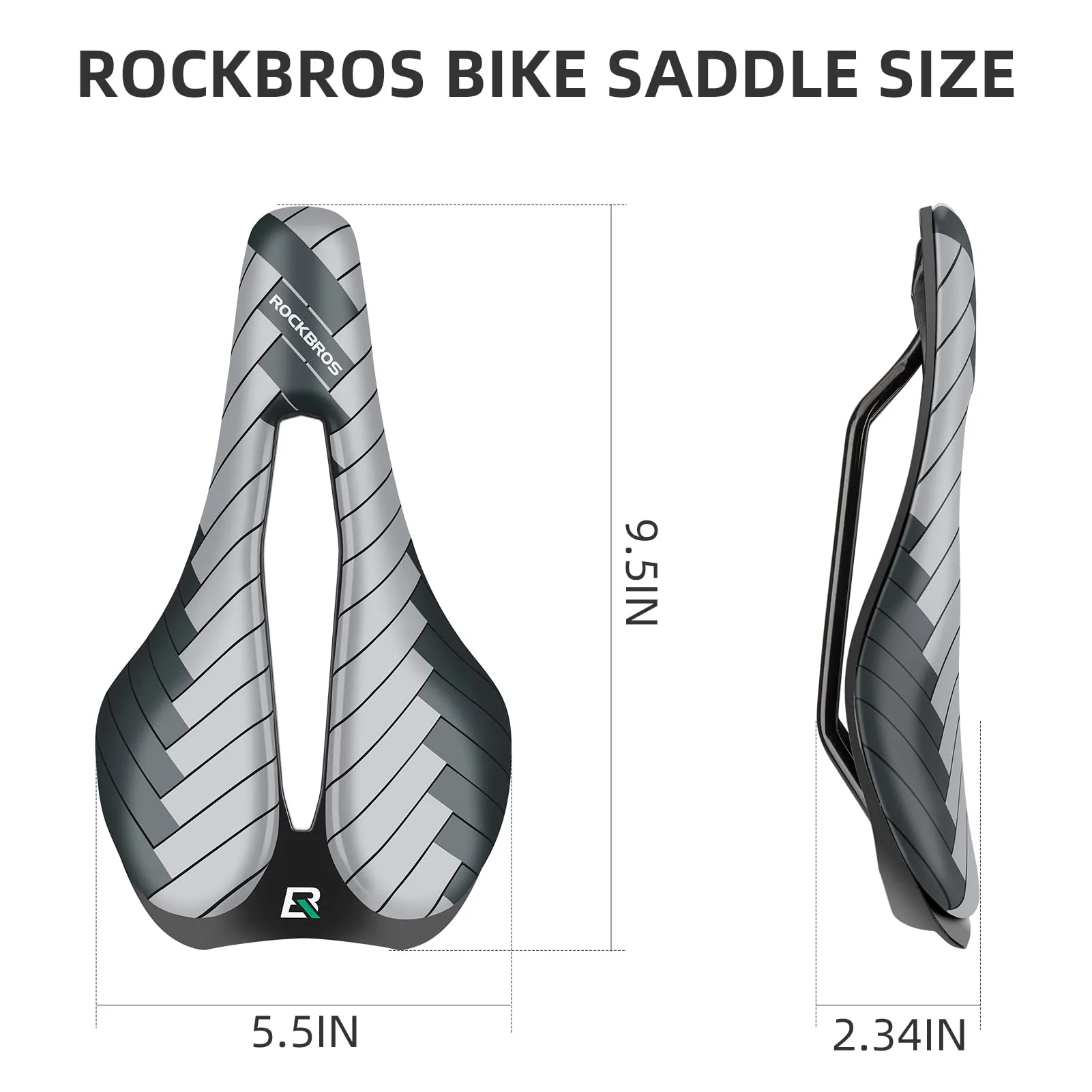 ROCKBROS Bike Seat Bicycle Saddle Comfortable Memory TPU Cushion - Image 5