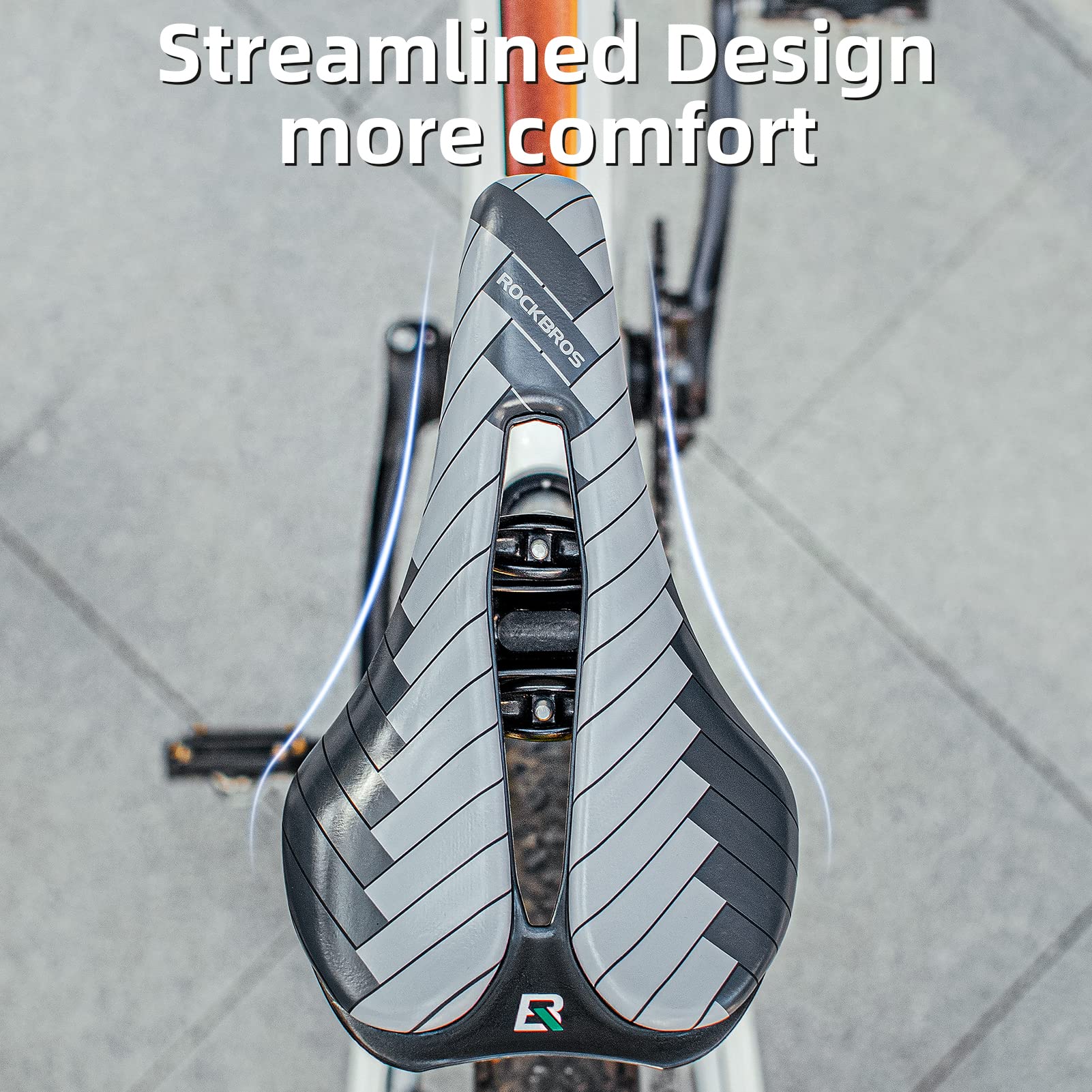ROCKBROS Bike Seat Bicycle Saddle Comfortable Memory TPU Cushion - Image 6