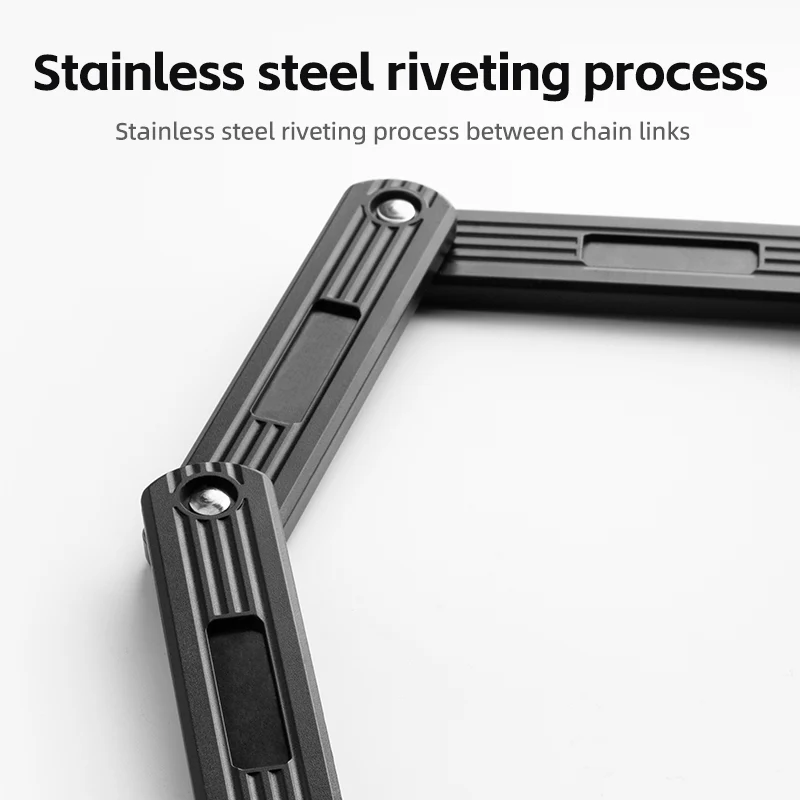 ROCKBROS MTB Road Bike Lock Key Folding Lock E-Bike Motorcycle Steel Lock Portable Antirust Anti-theft - Image 4