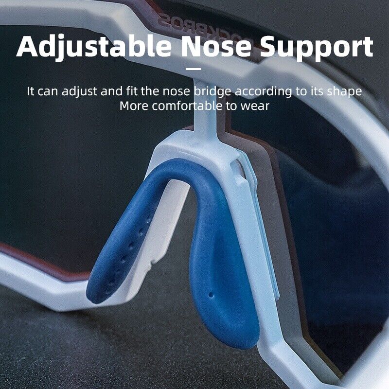Photochromic Goggle Cycling Sunglasses Sport Road Mountain Bike Glasses - Image 5