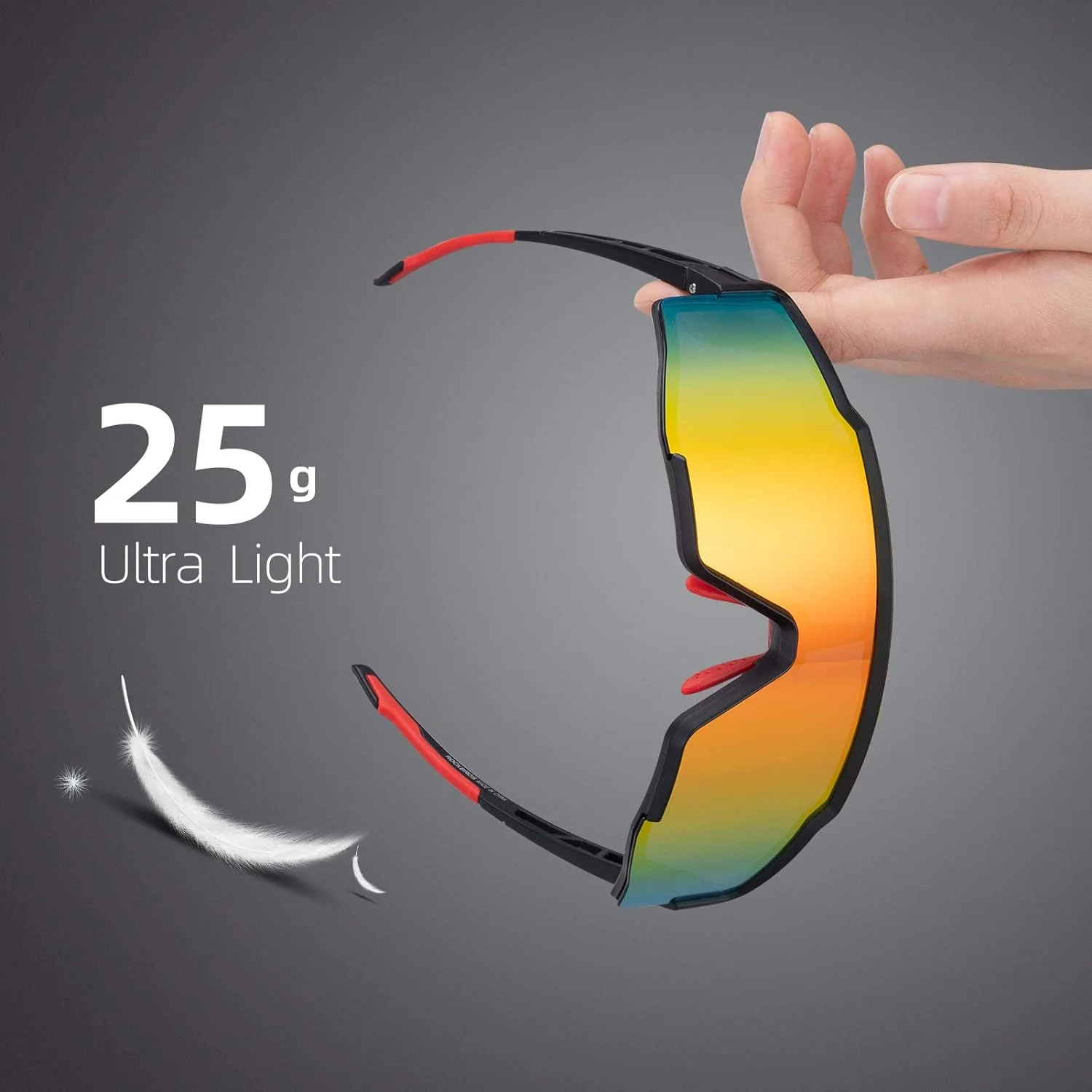 ROCKBROS Polarized Cycling Sunglasses UV400 Protection Lightweight Durable - Image 6