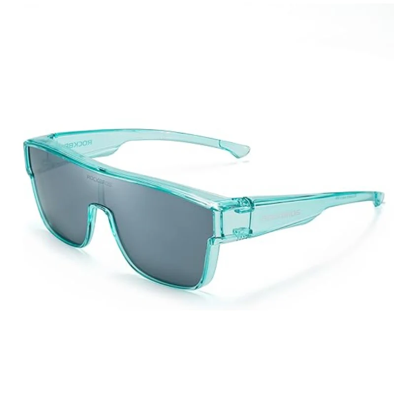 ROCKBROS Polarized Fit Over Glasses UV400 Sunglasses Wrap Around for Men Women - Image 2