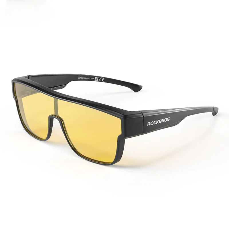 ROCKBROS Polarized Fit Over Glasses UV400 Sunglasses Wrap Around for Men Women - Image 6