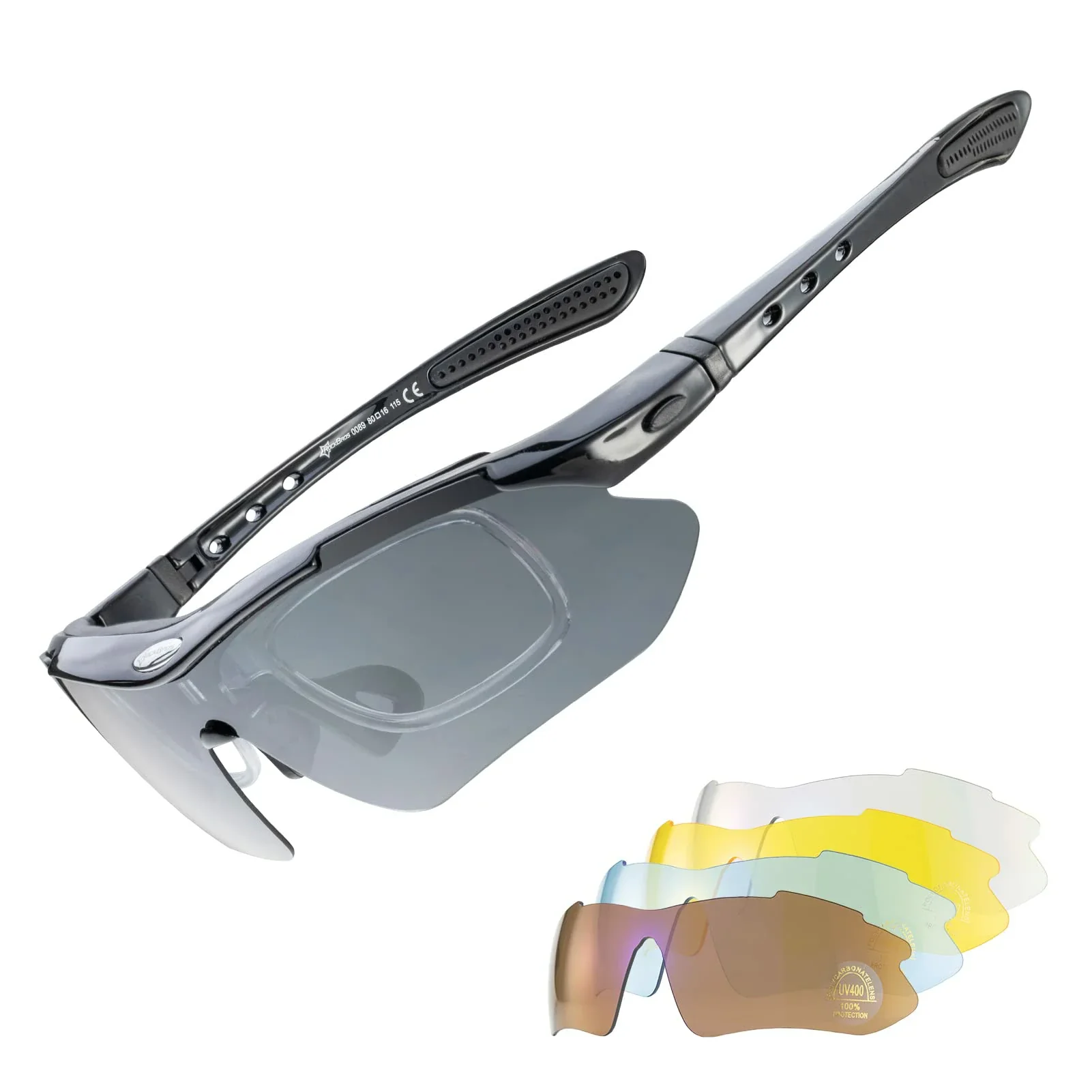 ROCKBROS Polarized Sports Sunglasses UV Protection Cycling Glasses