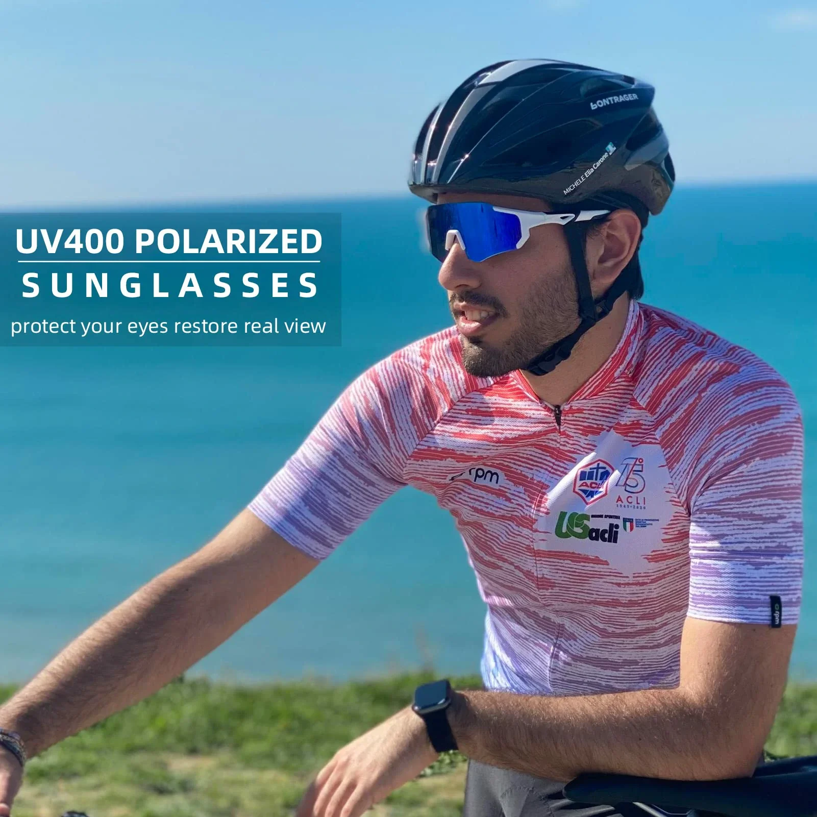 ROCKBROS Polarized Sunglasses for Men Women UV400 Protection Cycling Bike Glasses TAC Lightweight Frame Driving Fishing - Image 8