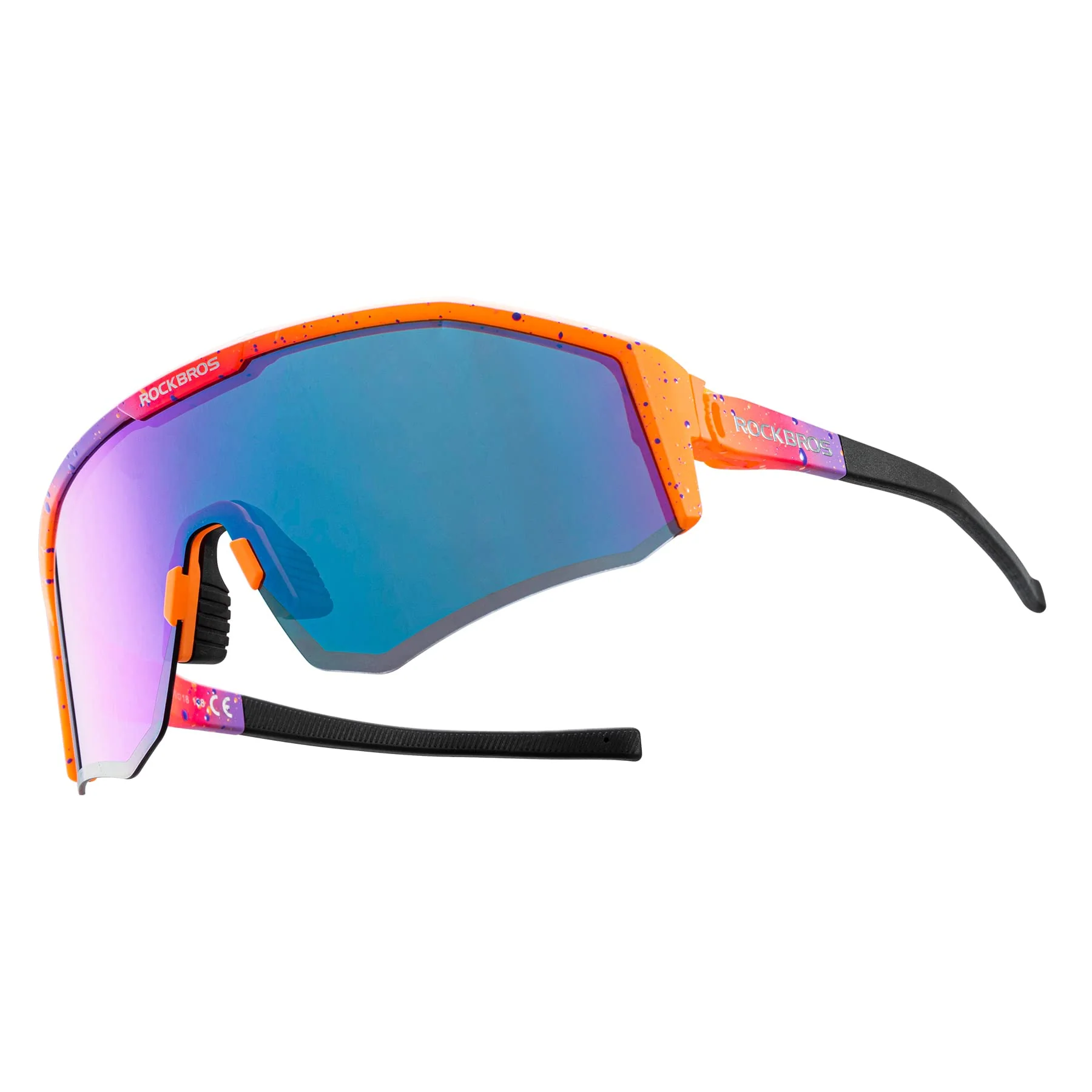 ROCKBROS Polarized Sunglasses Lightweight UV400 Protection Adjustable Fit - Image 3